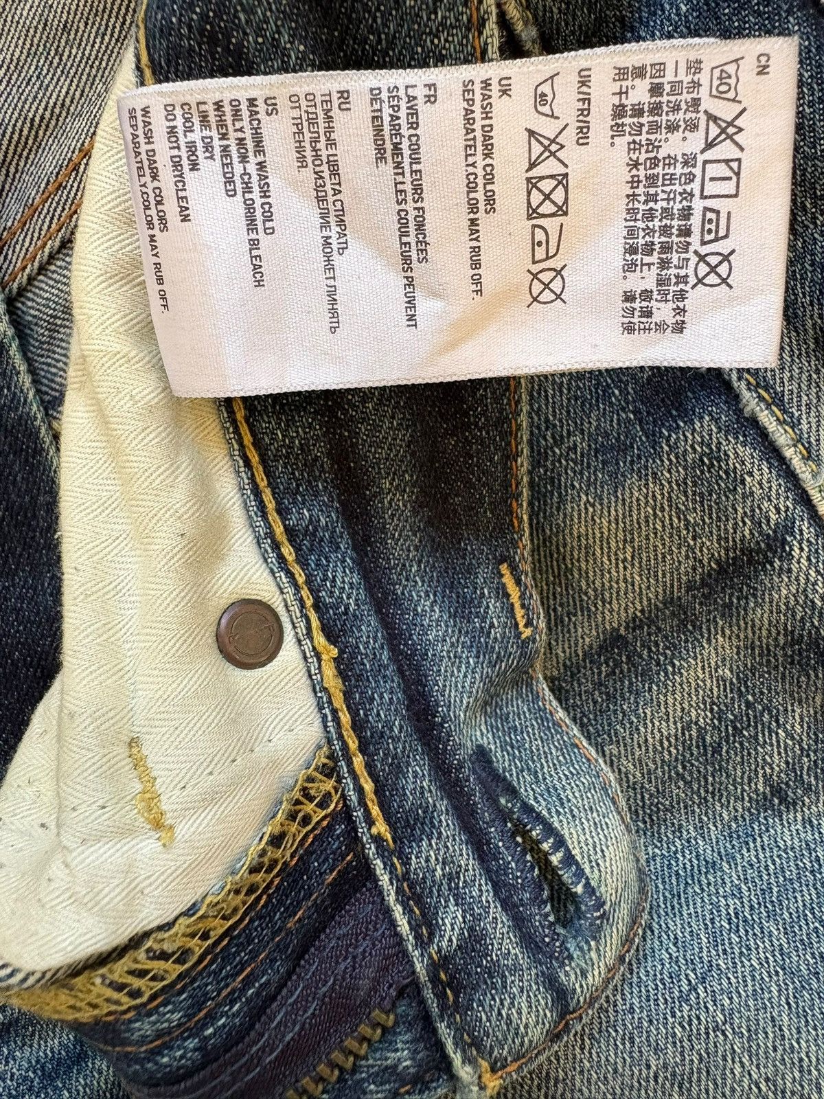 Uniqlo Vintage Uniqlo Selvedge Rusty Mud Wash Ripped Jeans Size US 28 / EU 44 - 13 Thumbnail