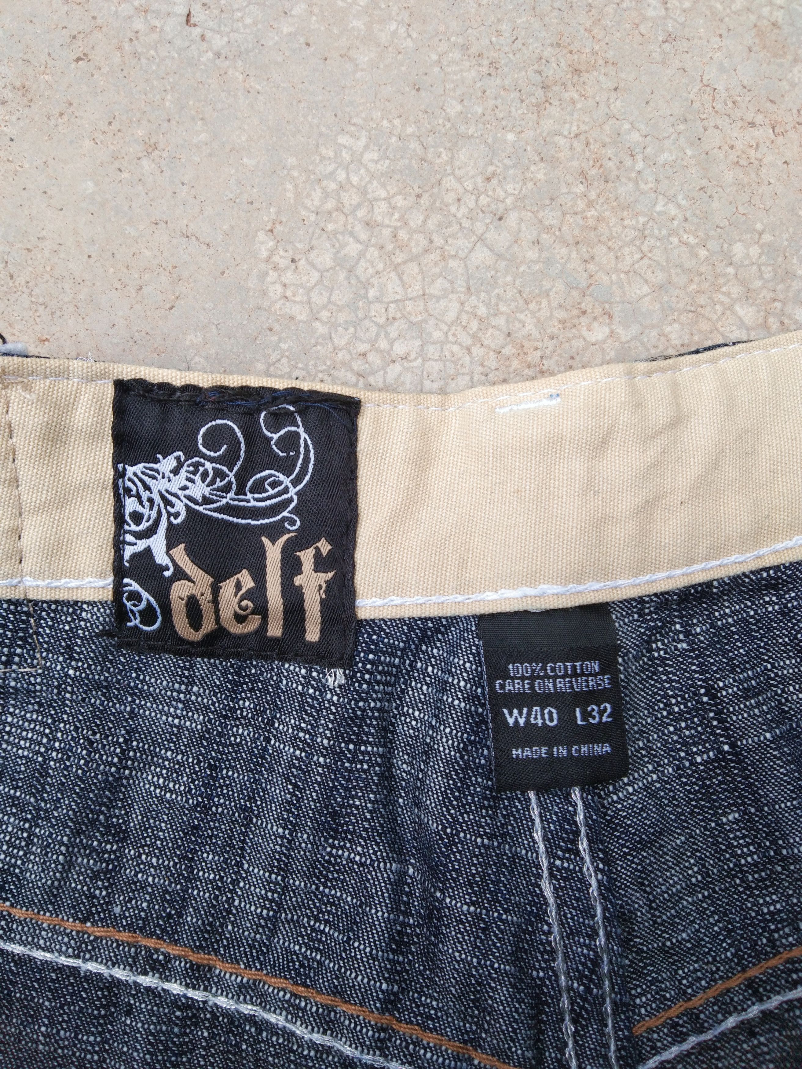 Jean Vintage Y2k Baggy Jeans 38x26 Size US 38 / EU 54 - 4 Thumbnail