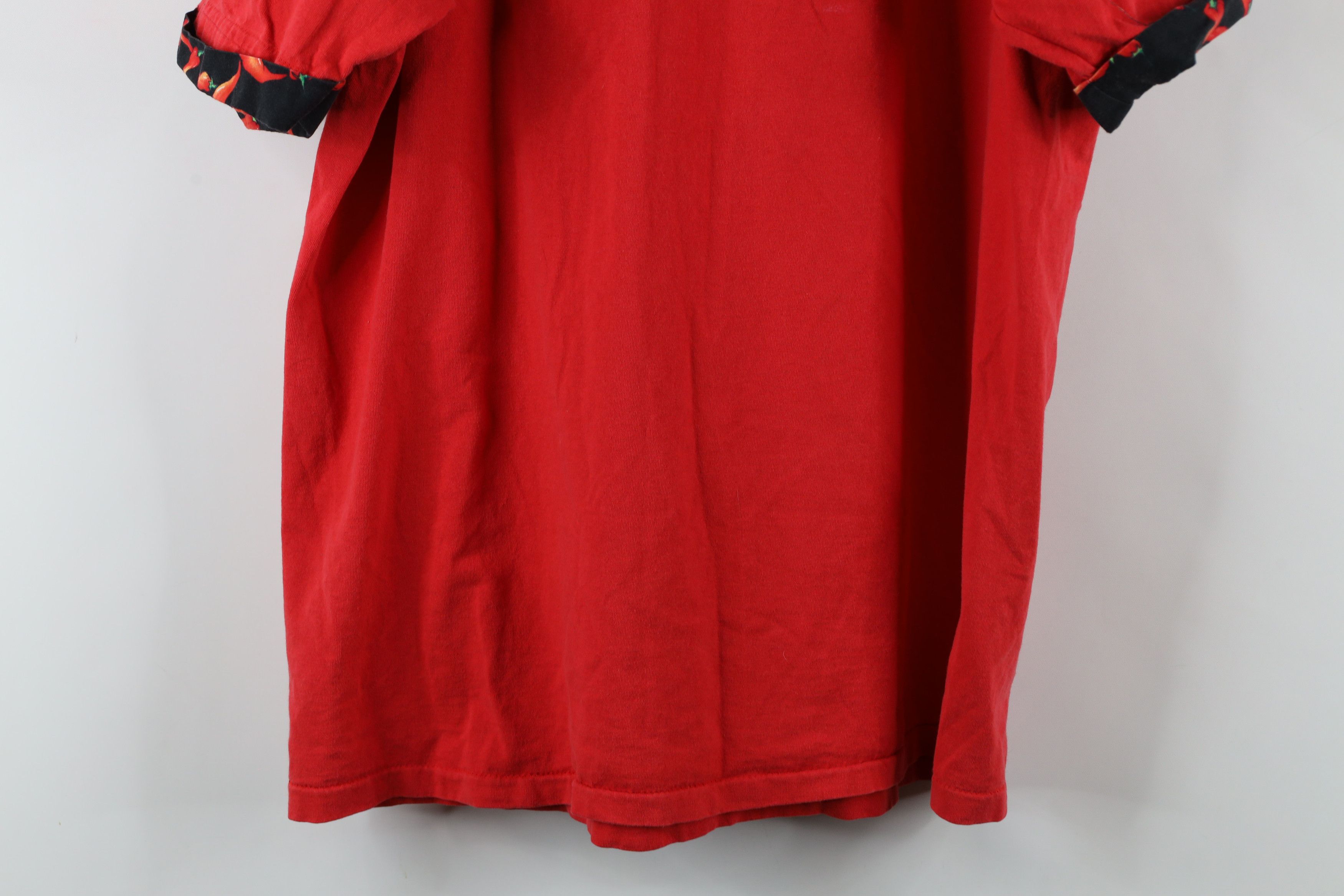 Vintage Vintage 90s Streetwear Peppers Short Sleeve T-Shirt Red USA Size US XL / EU 56 / 4 - 14 Thumbnail