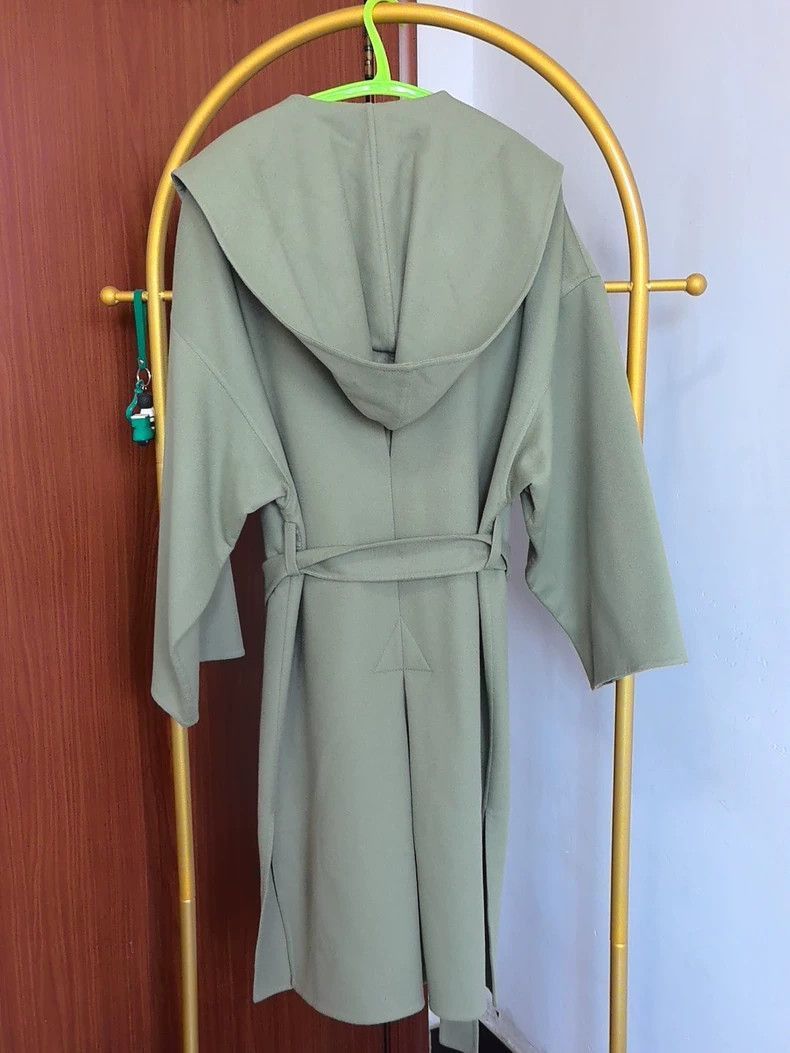 Loewe loewe green hooded coat with belt Size US S / EU 44-46 / 1 - 2 Thumbnail