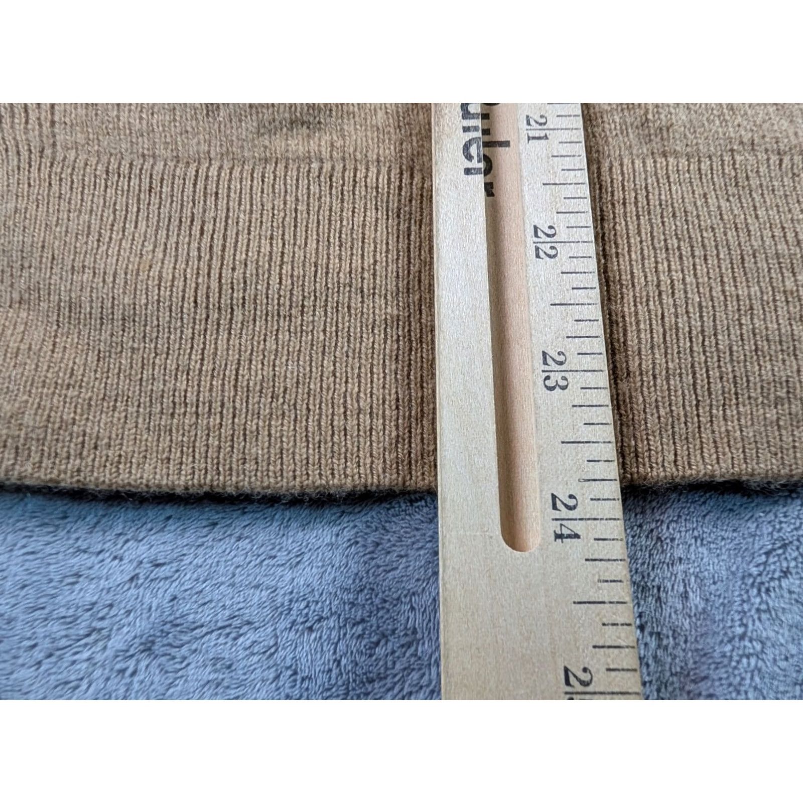 Vintage Halogen Sweater Shirt Beige 100% Cashmere Crew Neck Long Sleeve M Womens Vintage No Size M / US 6-8 / IT 42-44 - 4 Thumbnail