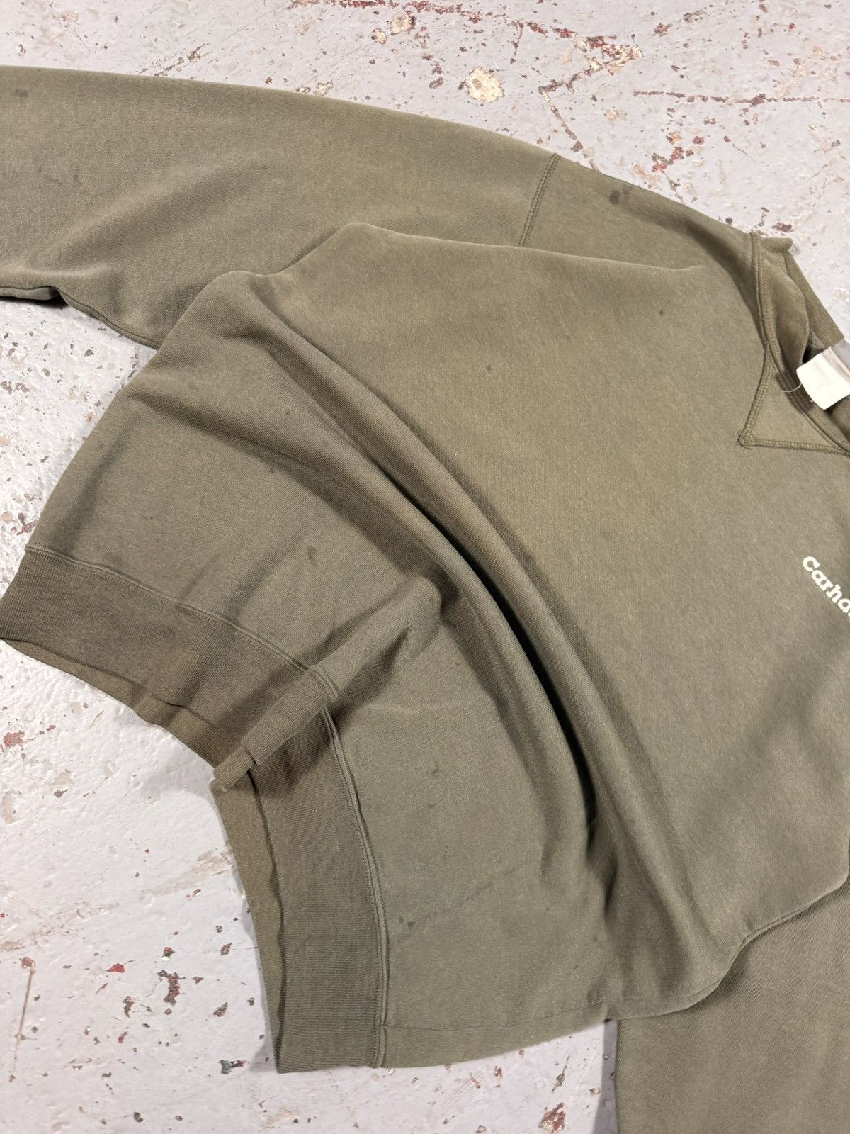 Carhartt Sun Faded Distressed Carhartt Vintage Crewneck Dweater Size US L / EU 52-54 / 3 - 5 Thumbnail