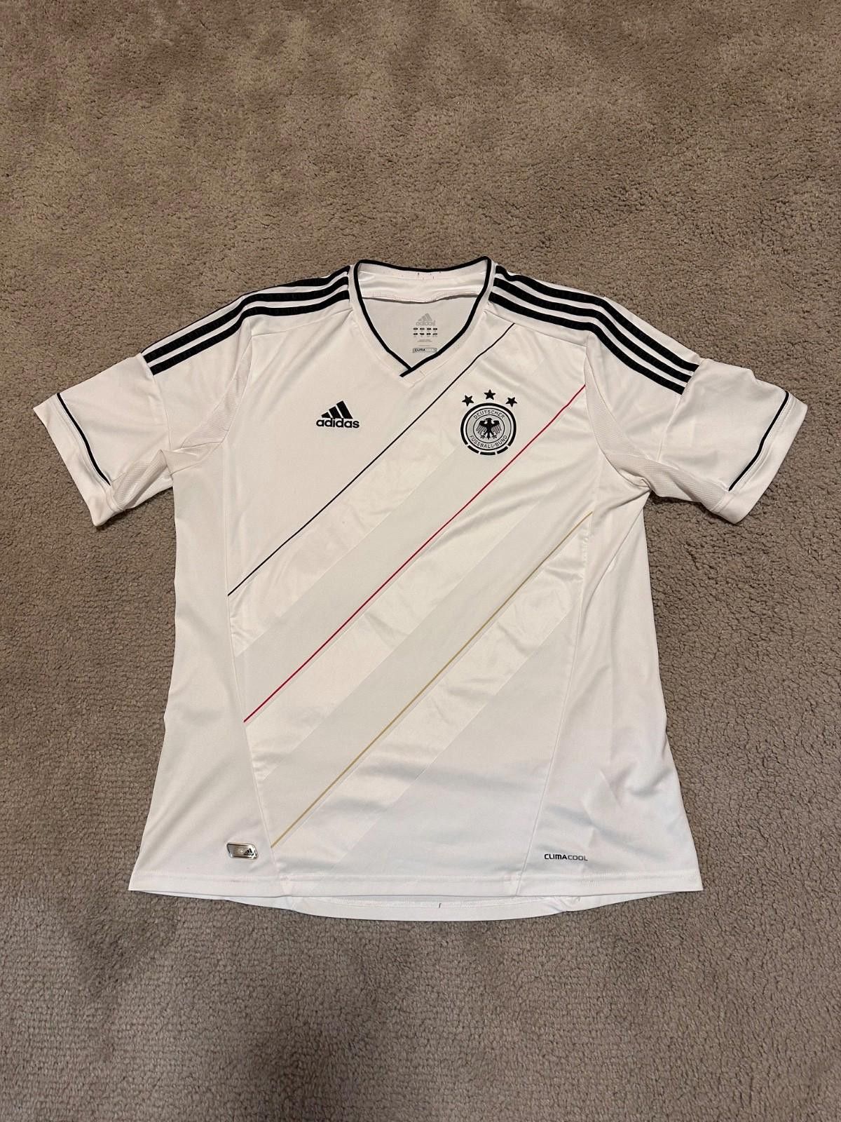 Adidas GERMANY 2012 2013 Home Football Shirt Soccer Jersey Adidas Size US XL / EU 56 / 4 - 1 Thumbnail