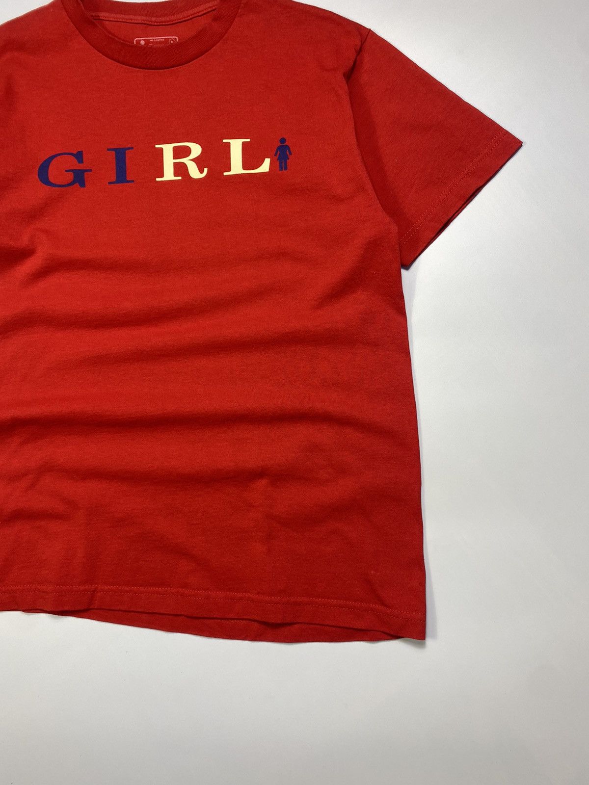 Girl Skateboards × Hook-Ups × Vintage Vintage Rare Girl Skateboards Red T-shirt SK8 Size US M / EU 48-50 / 2 - 4 Thumbnail