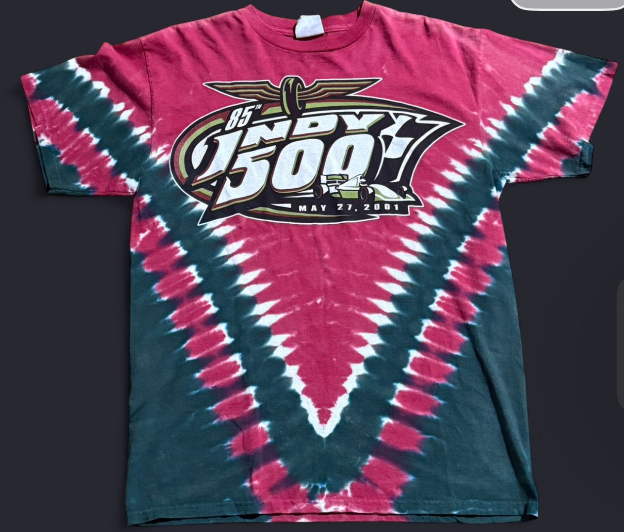Liquid Blue Vintage 2001 Liquid Blue 85th Indy 500 Red T-Shirt Size US M / EU 48-50 / 2 - 1 Thumbnail
