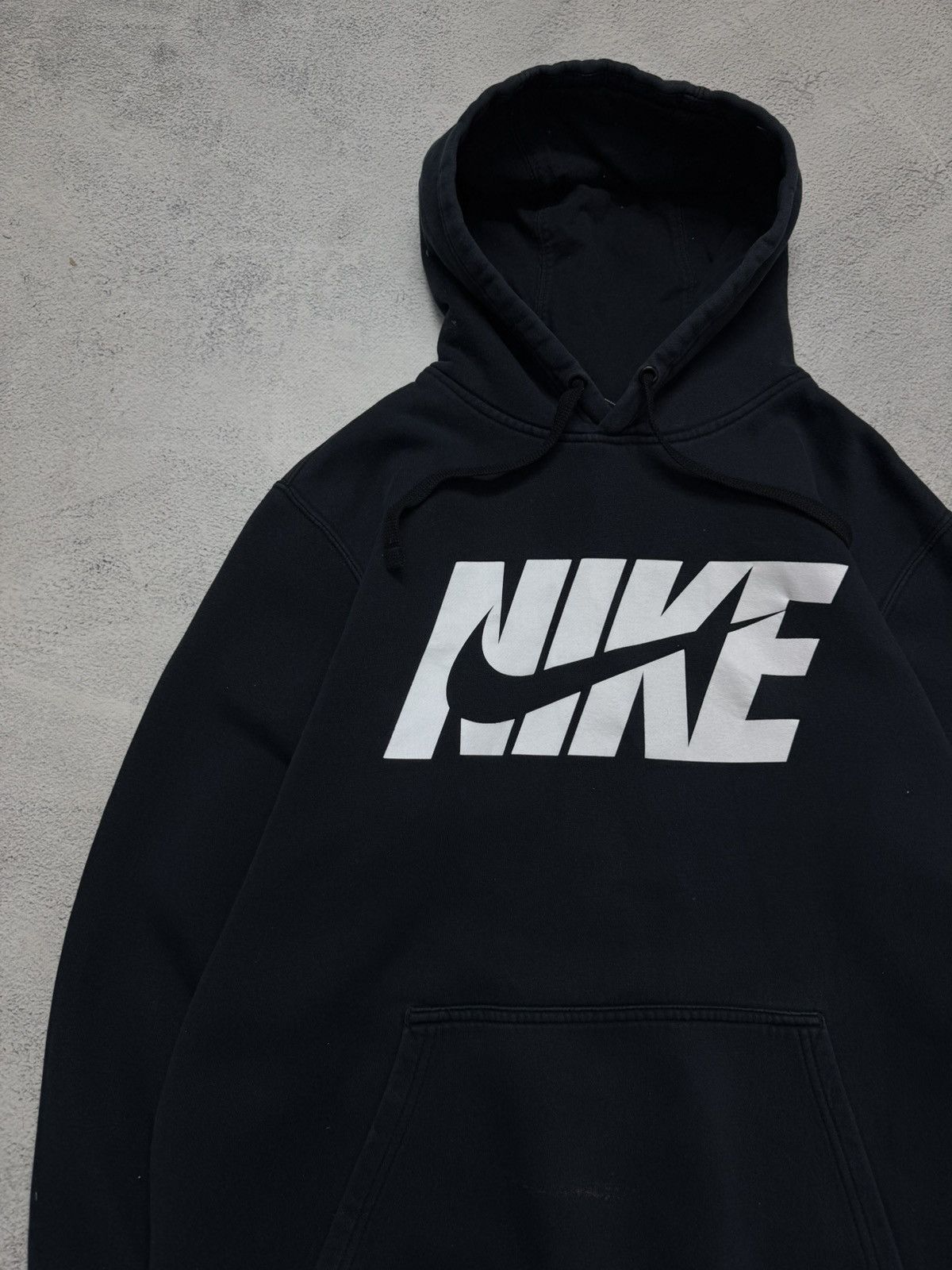 Nike Vintage Y2k Nike Big Swoosh Hoodie 00’s Size US L / EU 52-54 / 3 - 6 Thumbnail