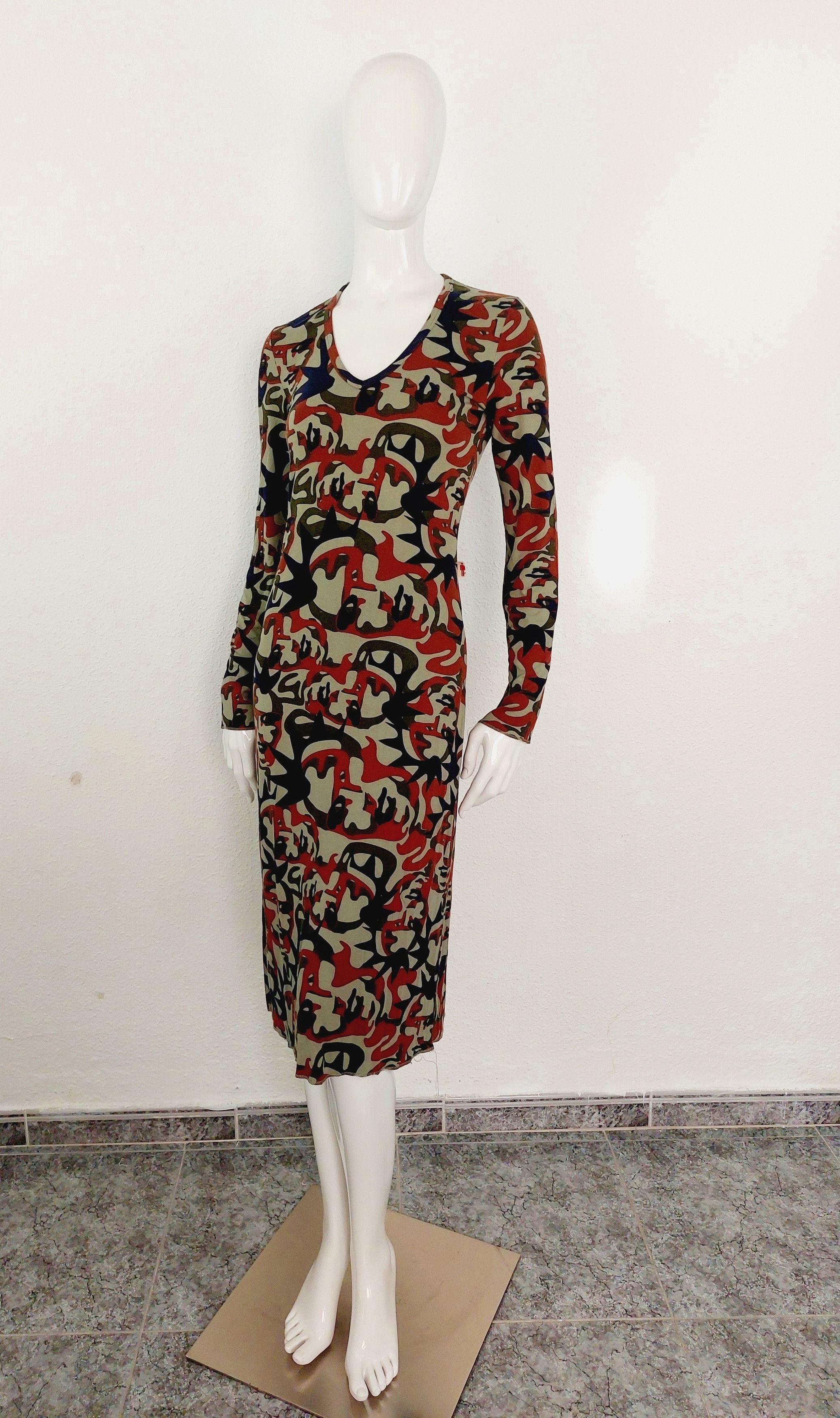 Jean Paul Gaultier Jean Paul Gaultier Pink Face Anarchy Fight Racism Dress Size M / US 6-8 / IT 42-44 - 5 Thumbnail