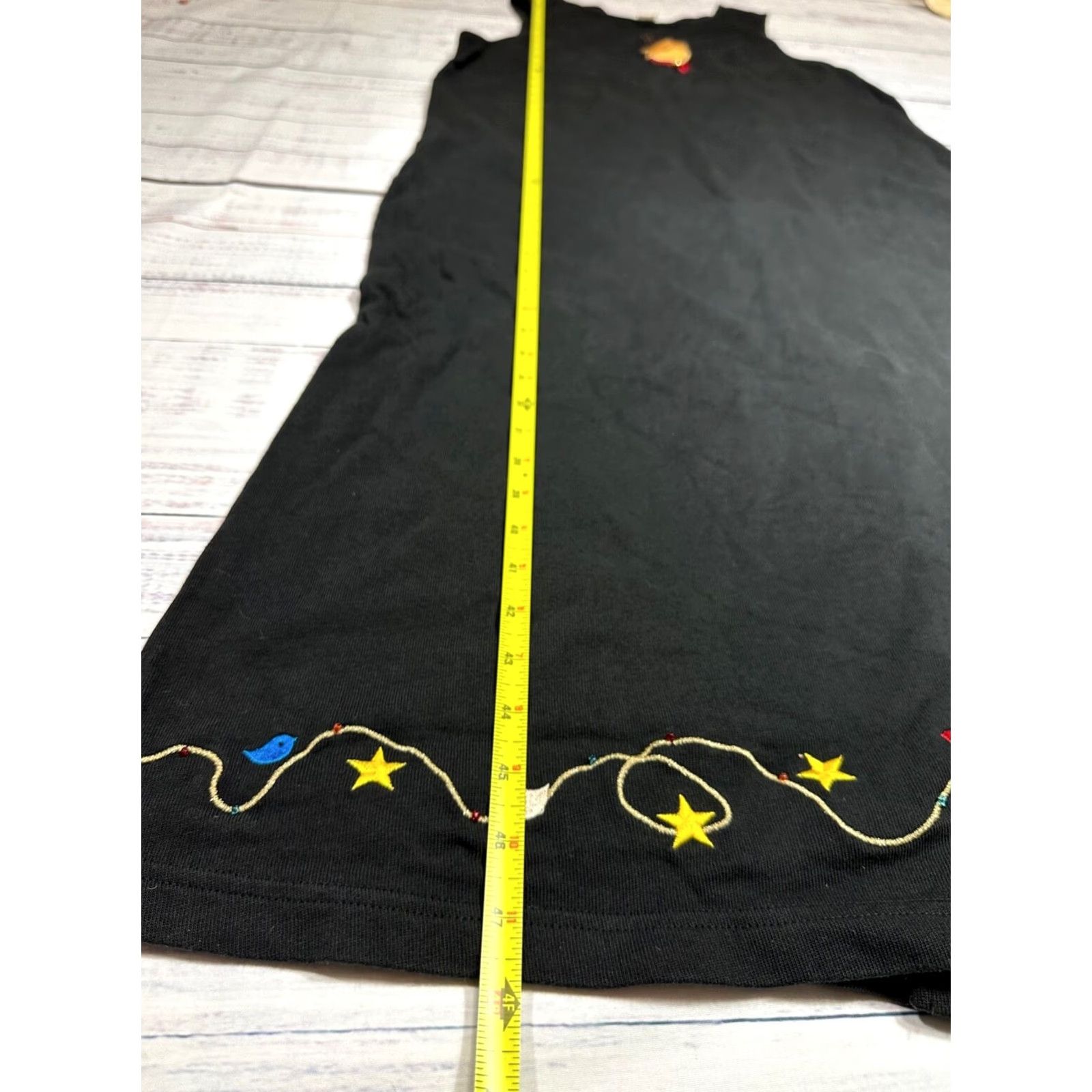 Bell Bechamel Maxi Dress Bechamel Black M Women Holiday Bechamel Sleeveless ReinDeer Embroidered Jingle Bells Dress Size M / US 6-8 / IT 42-44 - 2 Thumbnail