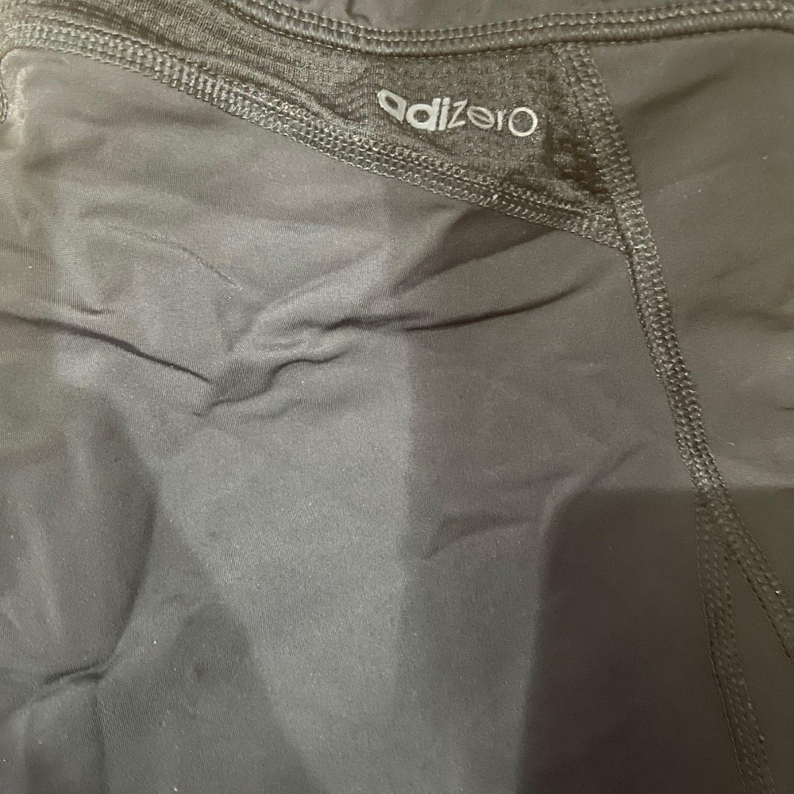 Adidas ADIDAS AdiZero Black Compression Crop Leggings Sz Sm Size 26" / US 2 / IT 38 - 5 Thumbnail