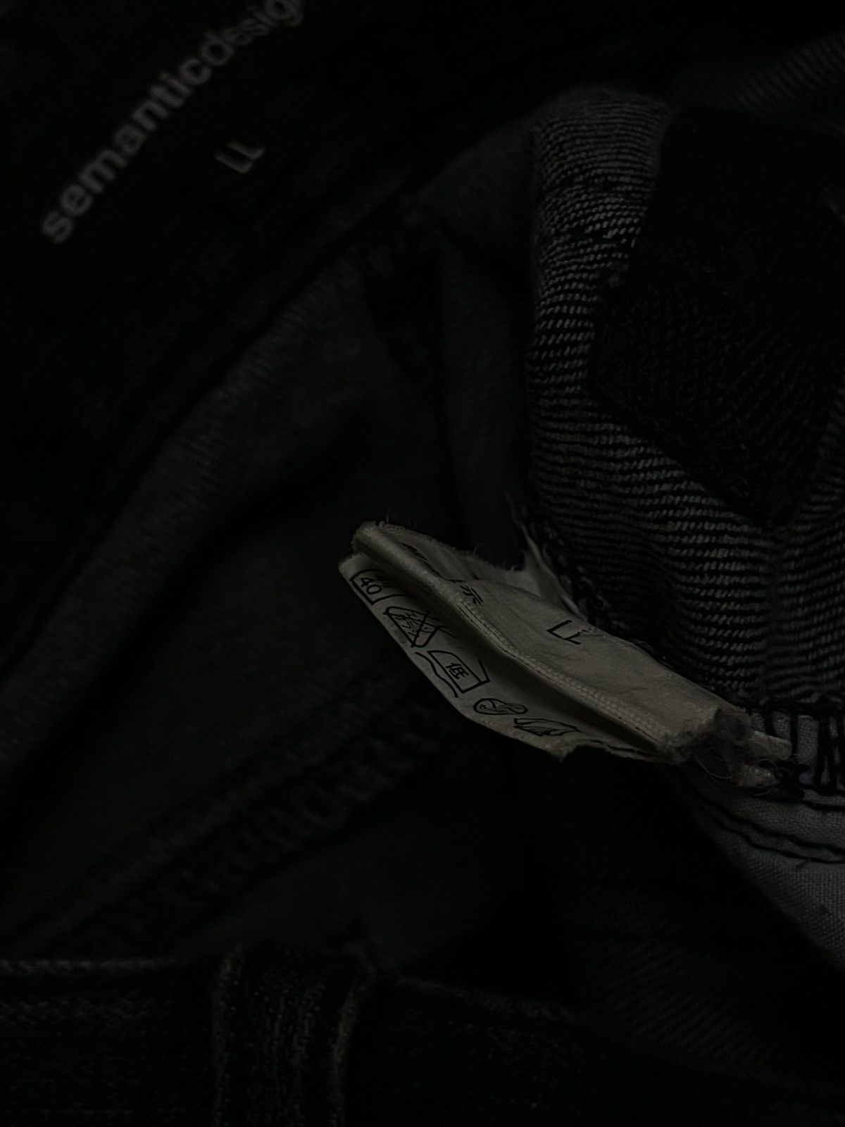 semanticdesign VINTAG SEMANTIC DESIGN OG JAPAN DESIGNER MUDWASH PUNK DENIM Size US 34 / EU 50 - 17 Thumbnail