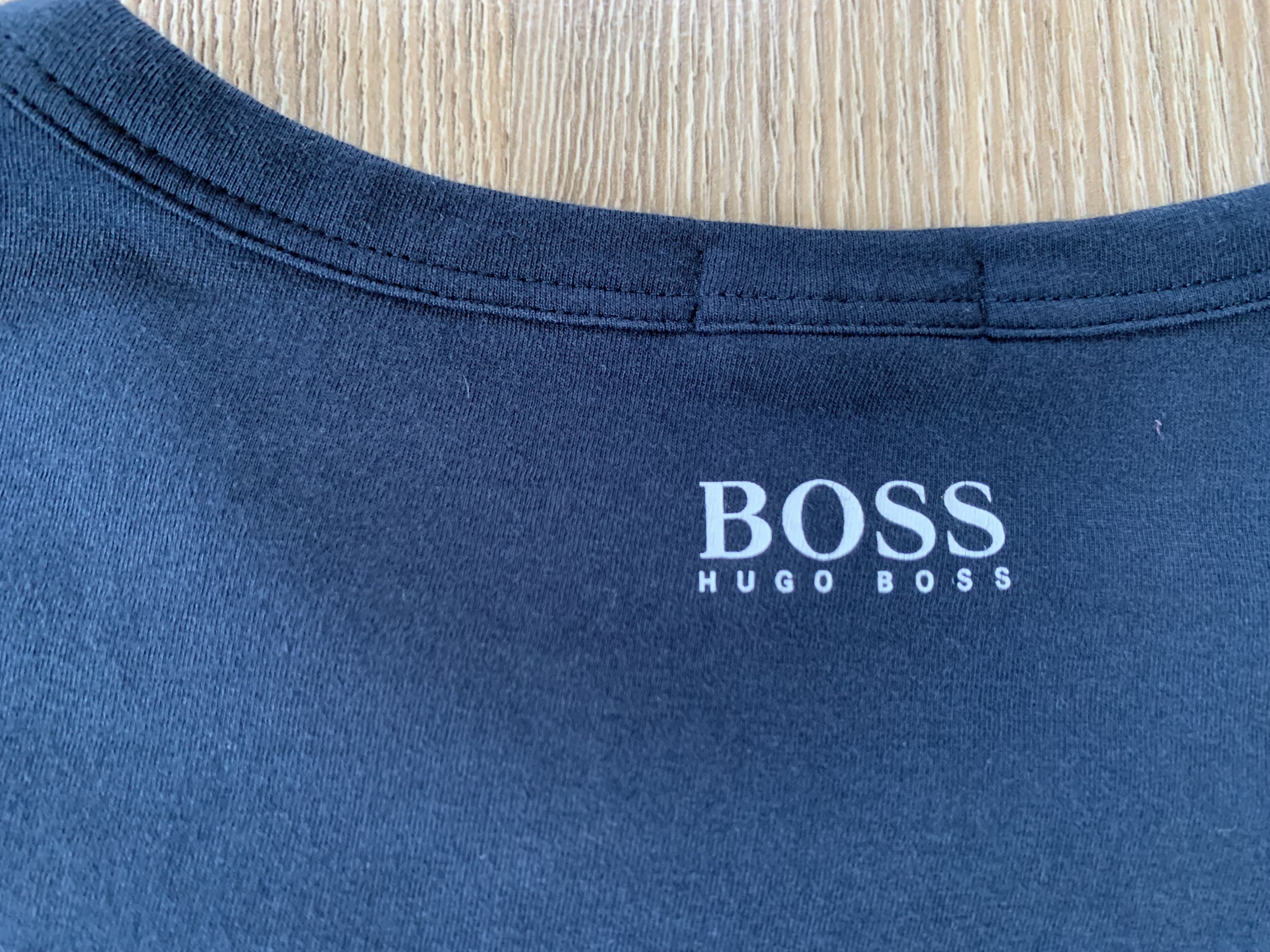 Hugo Boss Hugo Boss Green Slim Fit Blue Big Logo T Shirt Size US L / EU 52-54 / 3 - 8 Thumbnail