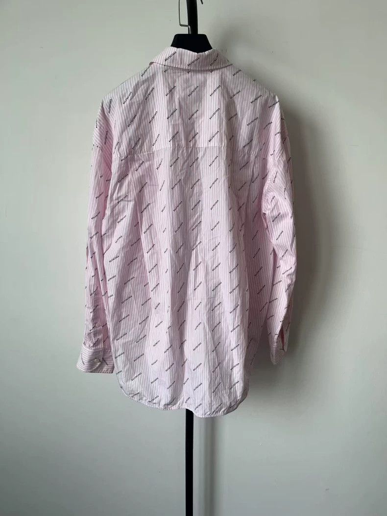 Balenciaga Balenciaga Logo monogram print shirt Size XS / US 0-2 / IT 36-38 - 2 Thumbnail