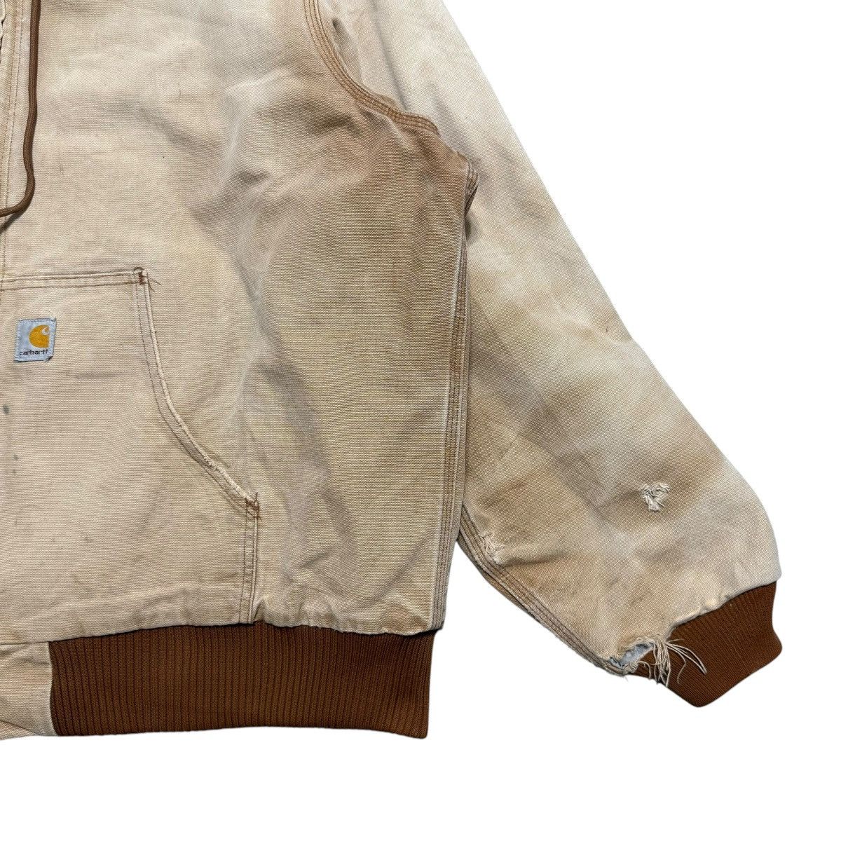 Carhartt Vintage Carhatt Duck Canvas Hooded Worker Jacket Size US XXL / EU 58 / 5 - 4 Thumbnail