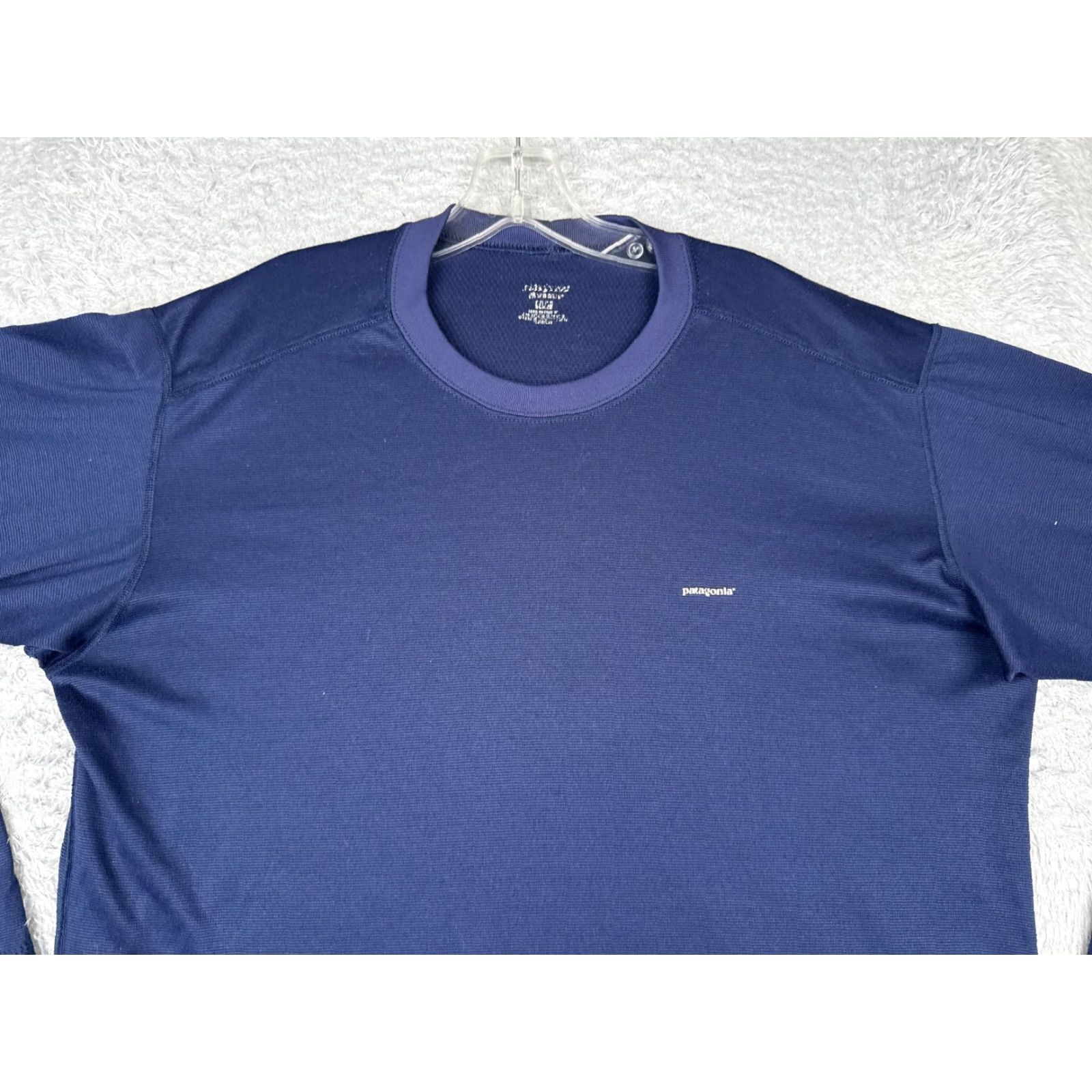Patagonia Patagonia Shirt Men Extra Large Blue Capilene Long Sleeve Crew Neck Poly READ Size US XL / EU 56 / 4 - 4 Thumbnail