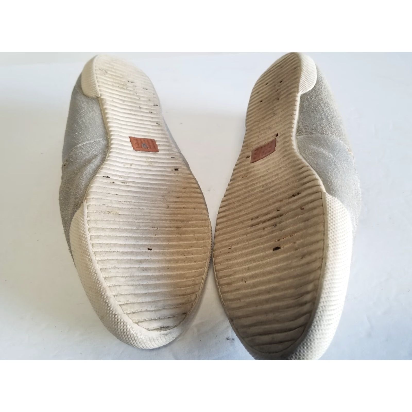 Frye Frye Melanie Slip On Metallic Gray Leather Flats Loafers Women Size 11 Slip On M Width No Insoles Vintage: No Size US 11 / IT 41 - 7 Thumbnail
