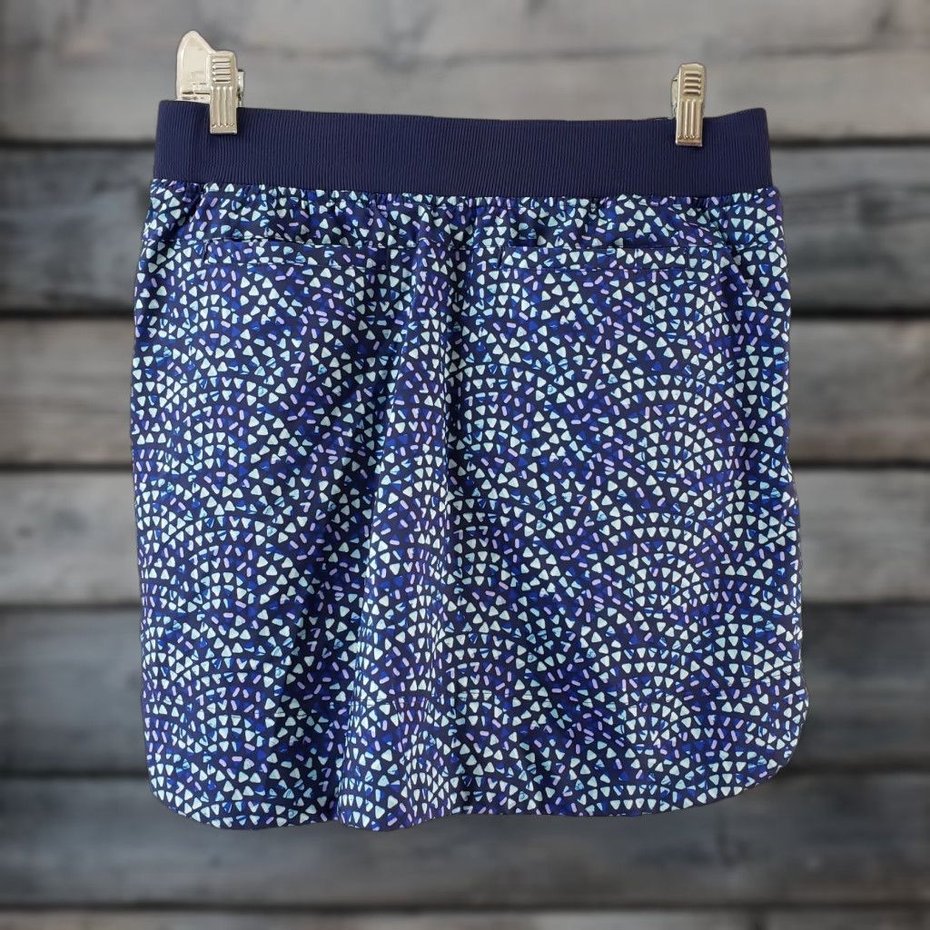 Vintage Cypress Club Womens Skort Small Blue Purple Pull On Pockets Athletic Activewear Size ONE SIZE - 1 Thumbnail