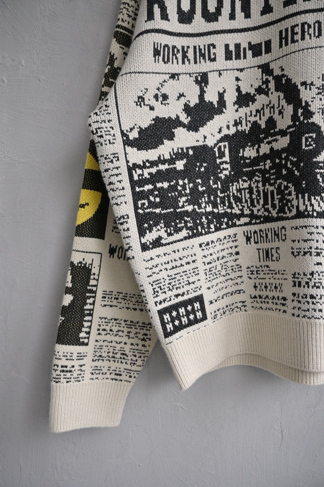 Kapital Kountry Kapital 8G newspaper knit sweater Size US M / EU 48-50 / 2 - 5 Thumbnail