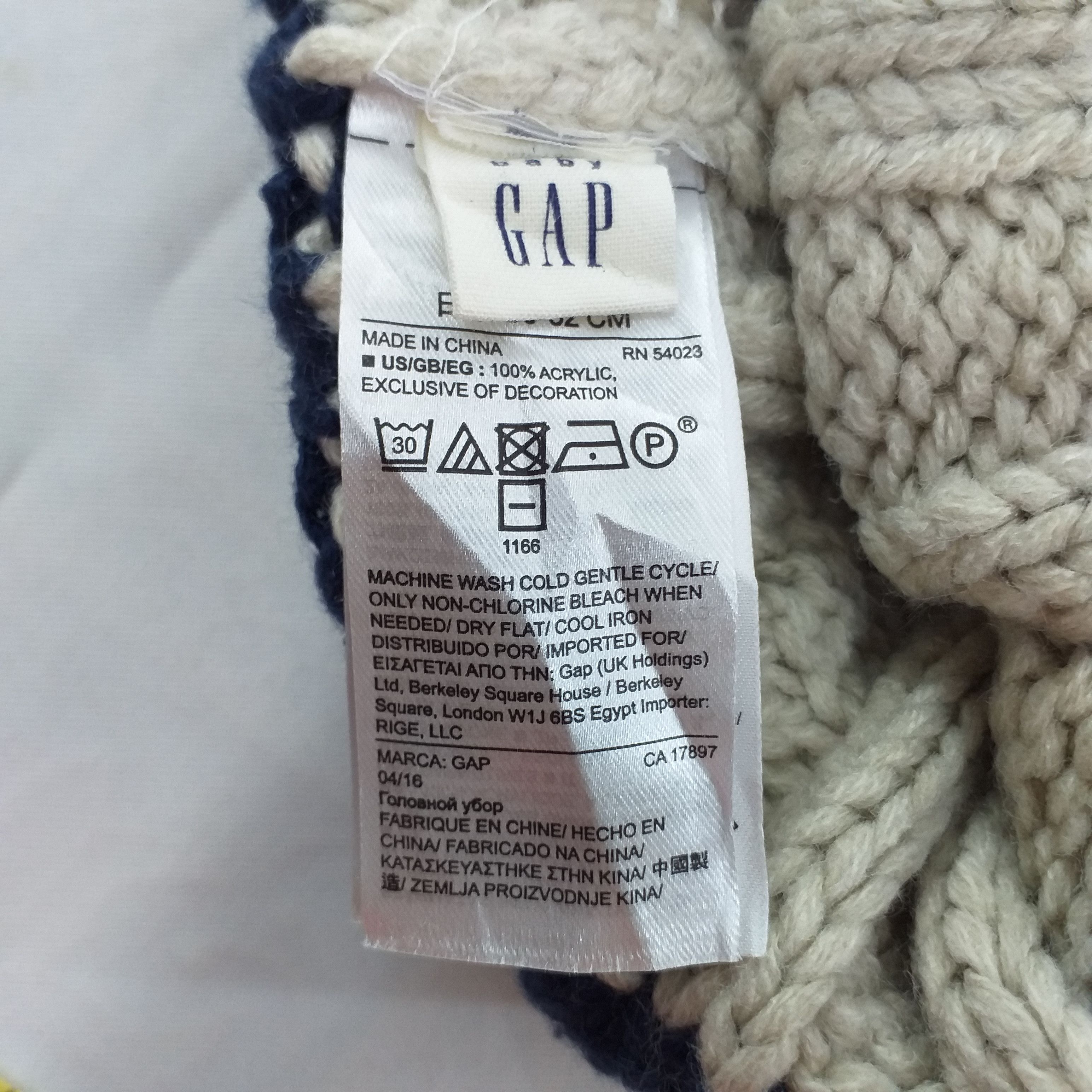 Gap 3 Color Gap Snow Cap Hat Beanie -BN092 Size ONE SIZE - 4 Thumbnail