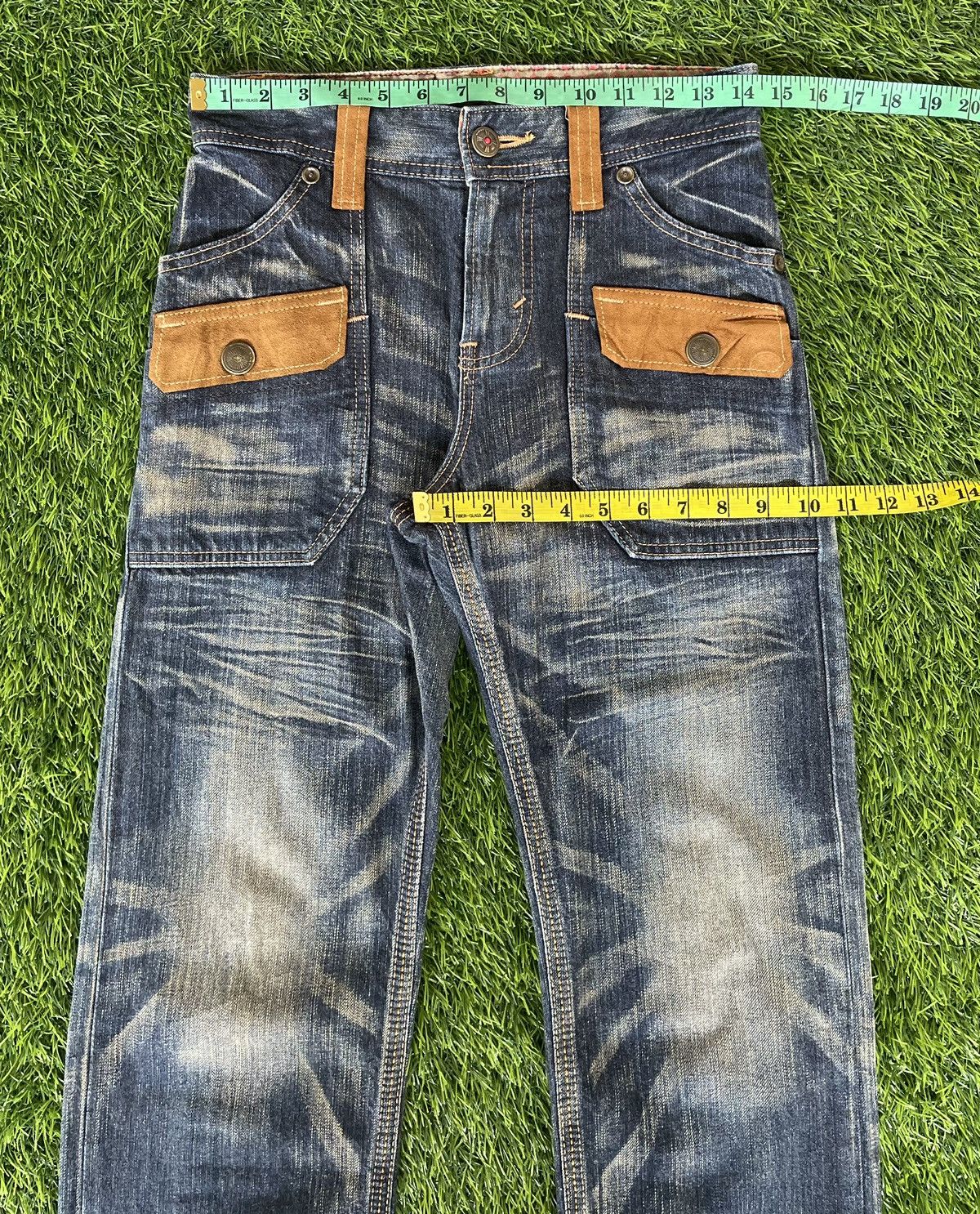 Edwin Exclusive Vintage 90s 🔥EDWIN🔥Bush Pants Blue Denim Size US 28 / EU 44 - 4 Thumbnail