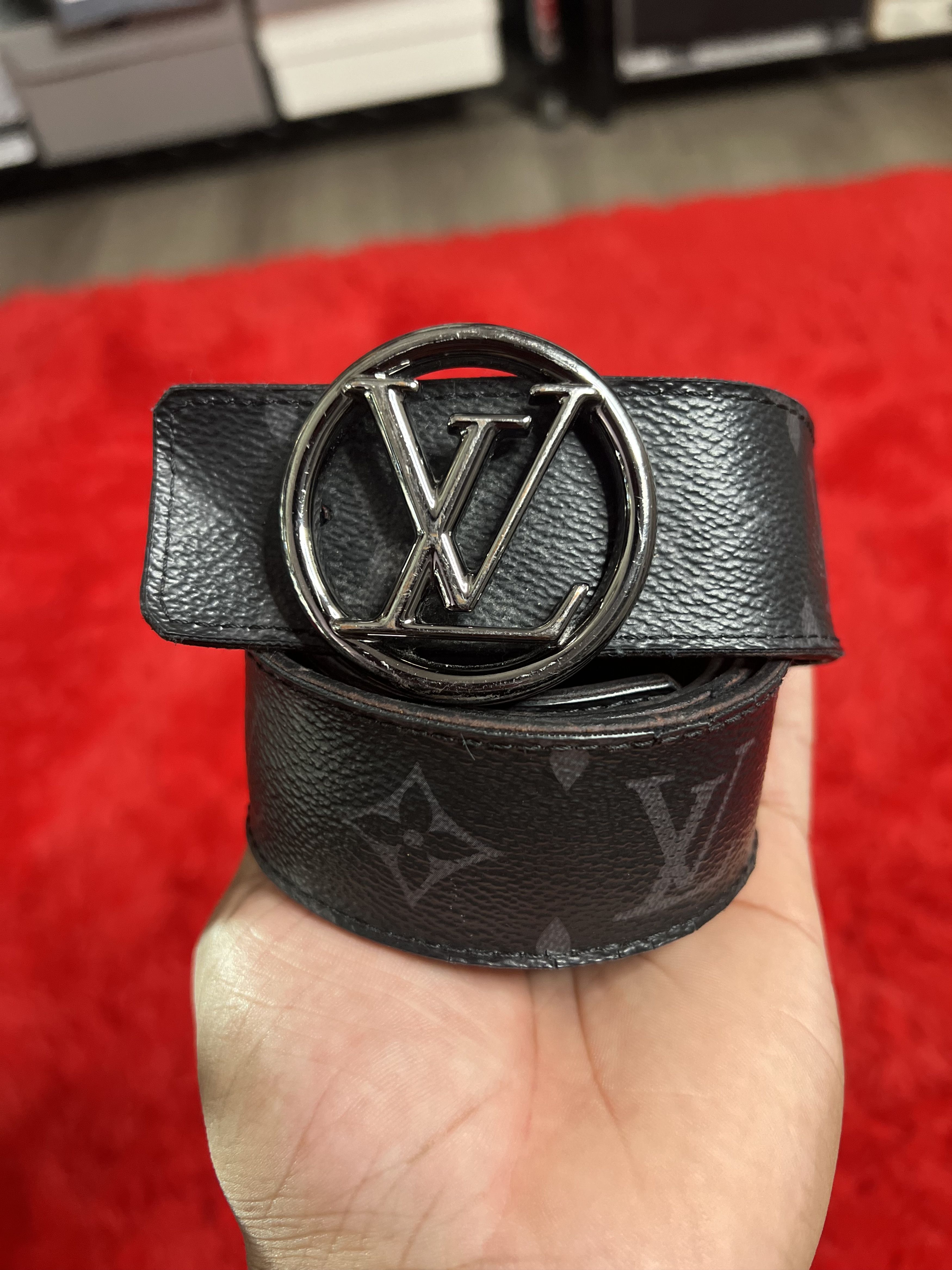Louis Vuitton Louis Vuitton Reversible Belt Monogram Black Size 30 - 1 Thumbnail