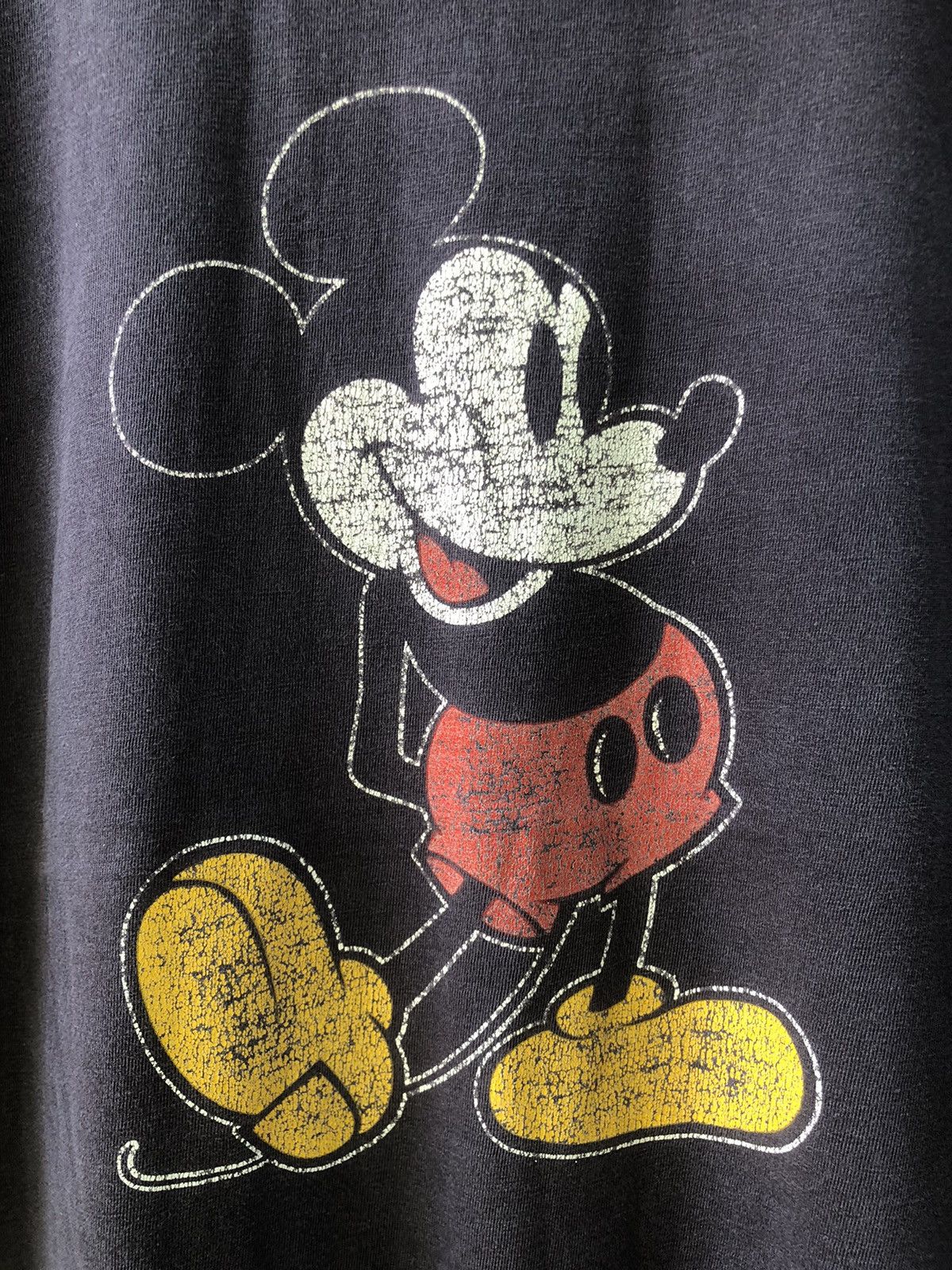 Japanese Brand 🔥Crazy Sunfaded🔥Vintage 90s Mickey Mouse Tshirts Size US L / EU 52-54 / 3 - 6 Thumbnail