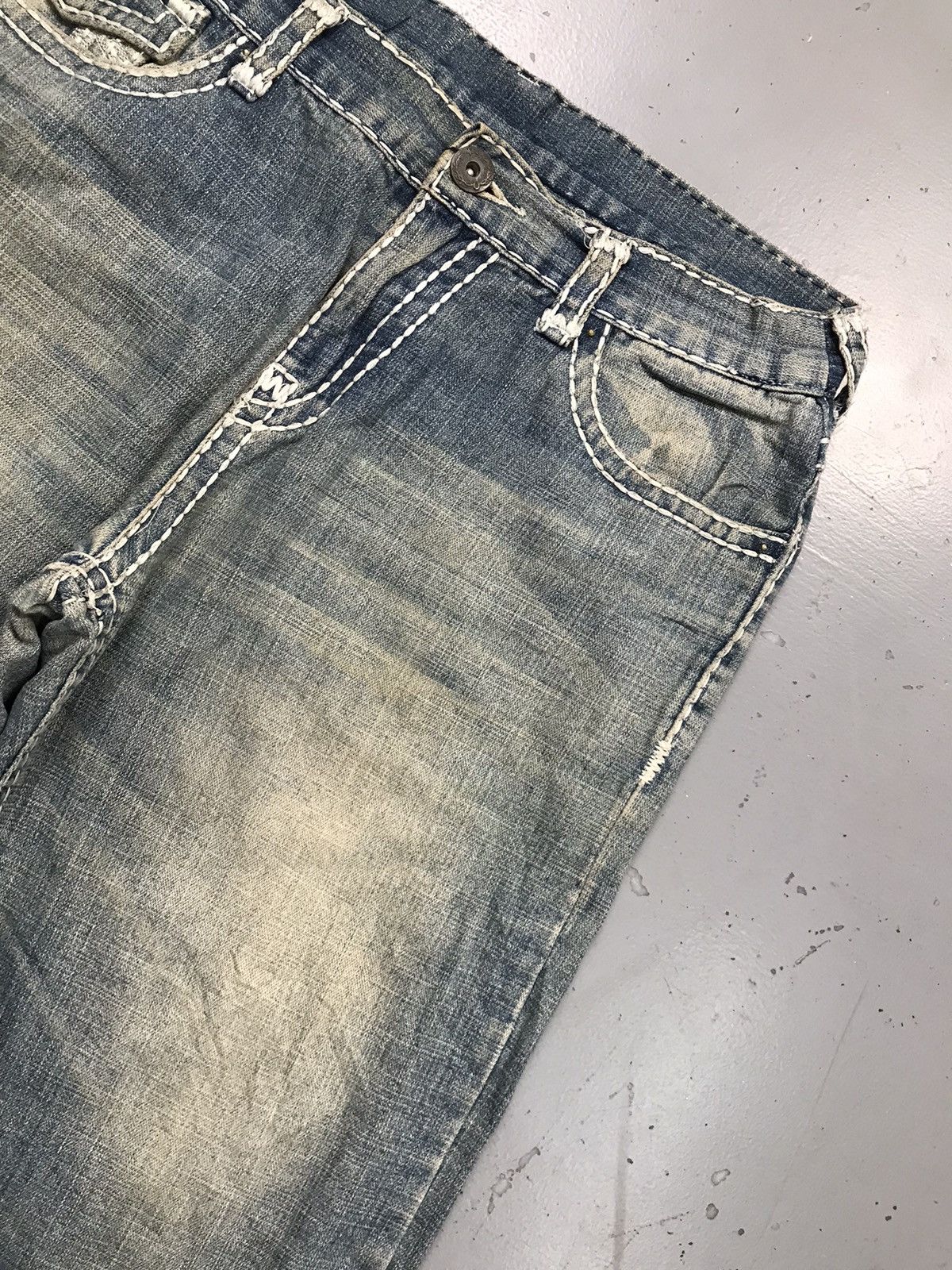 Designer × Vintage Vintage hip hop Joey super T faded denim short Size US 32 / EU 48 - 4 Thumbnail