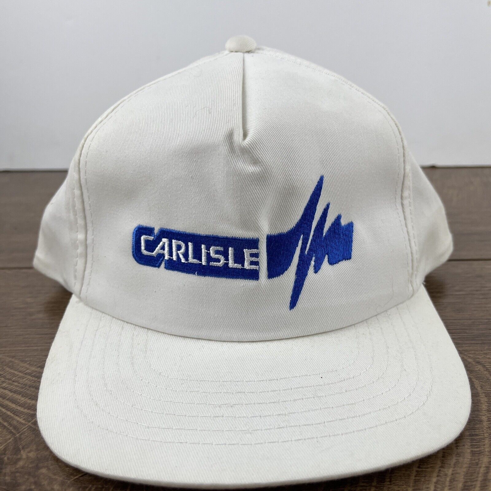 Other Carlisle Hat Carlisle Hat White Hat Adjustable Snapback Adul Size ONE SIZE - 6 Thumbnail