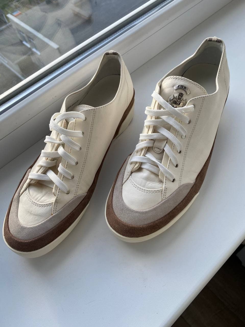 Bally Bally Svikangi Low Top Sneaker White Leather Womens Shoe Size US 8 / IT 38 - 1 Thumbnail