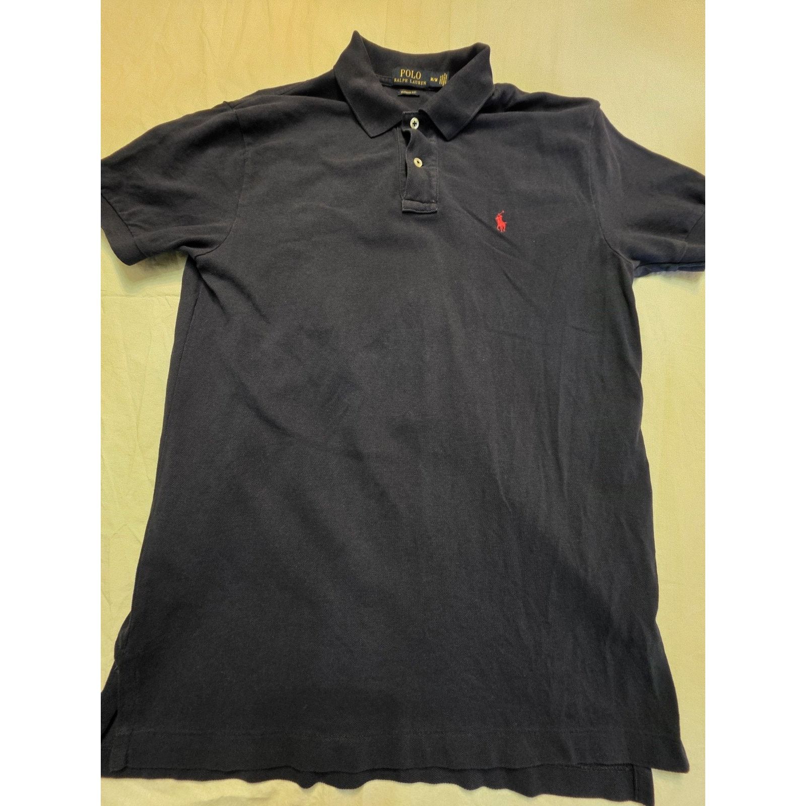 Ralph Lauren Polo Ralph Lauren Classic Fit Navy Blue Size Medium Short Sl Size US M / EU 48-50 / 2 - 1 Thumbnail