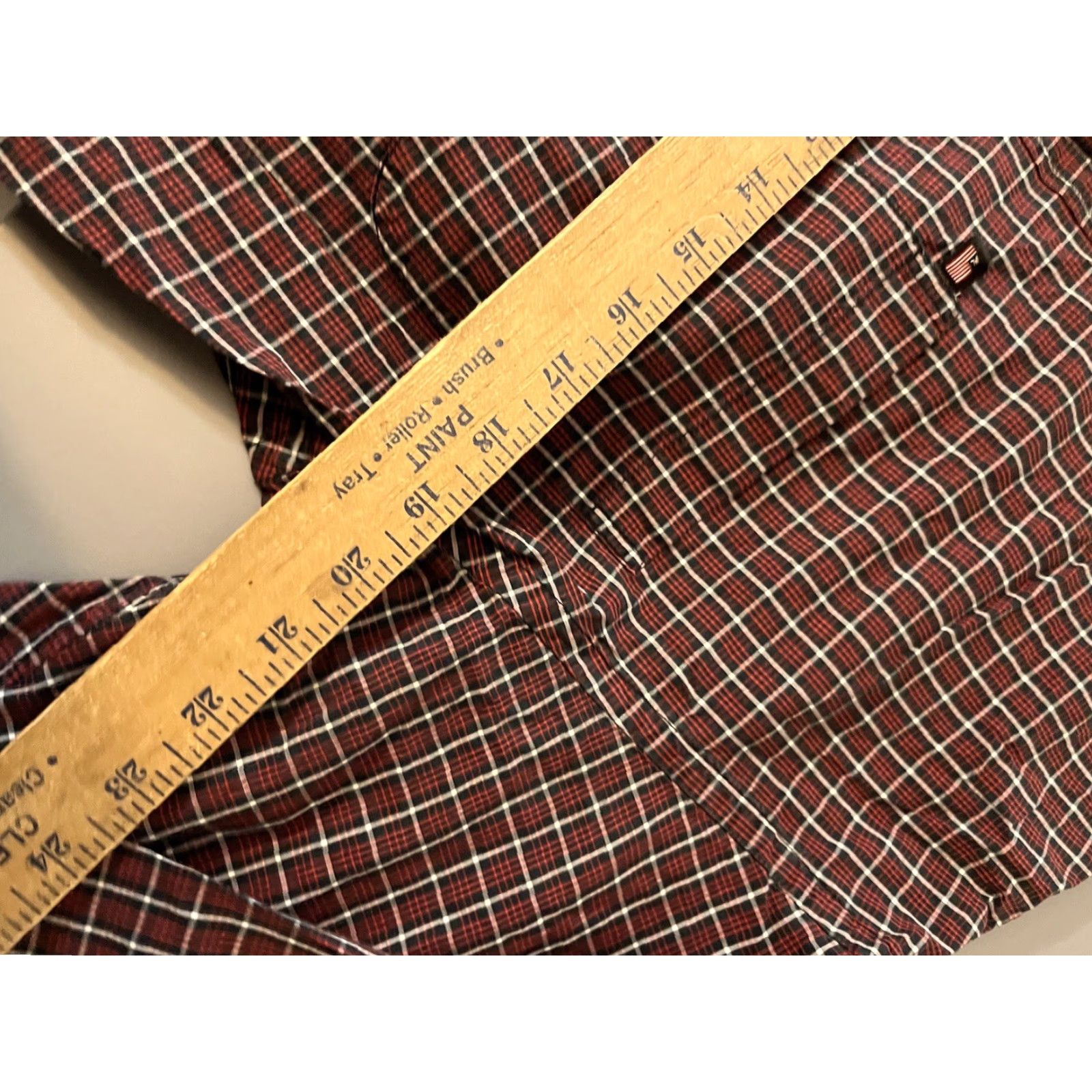 Ralph Lauren Ralph Lauren Jeans Company Mens Shirt Button-Down Plaid Cotton Casual Red Black Size M Size US M / EU 48-50 / 2 - 5 Thumbnail