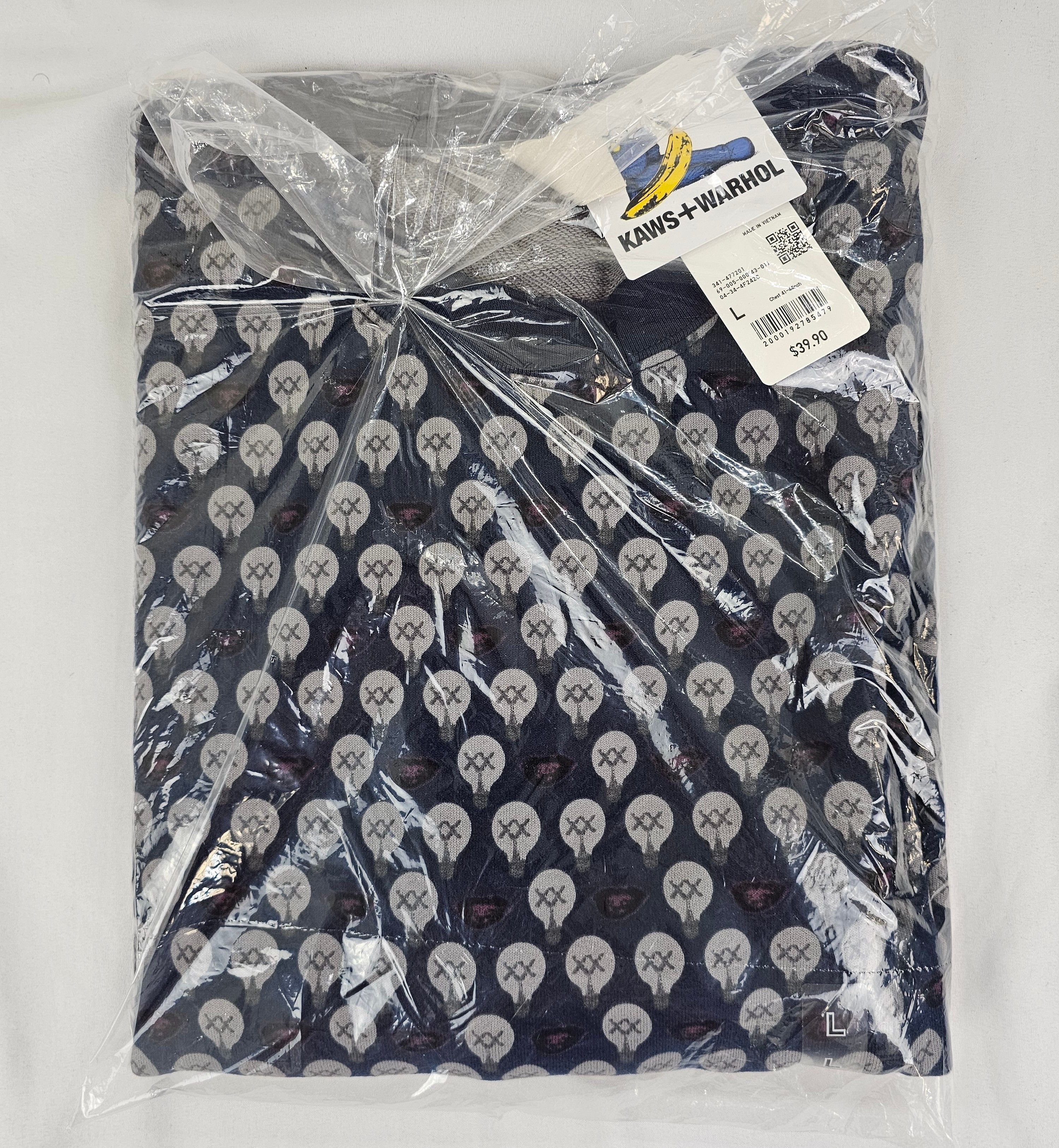 Andy Warhol × Kaws × Uniqlo Kaws Andy Warhol Uniqlo Sweatshirt Men's (USA Exclusive) Size US L / EU 52-54 / 3 - 6 Thumbnail