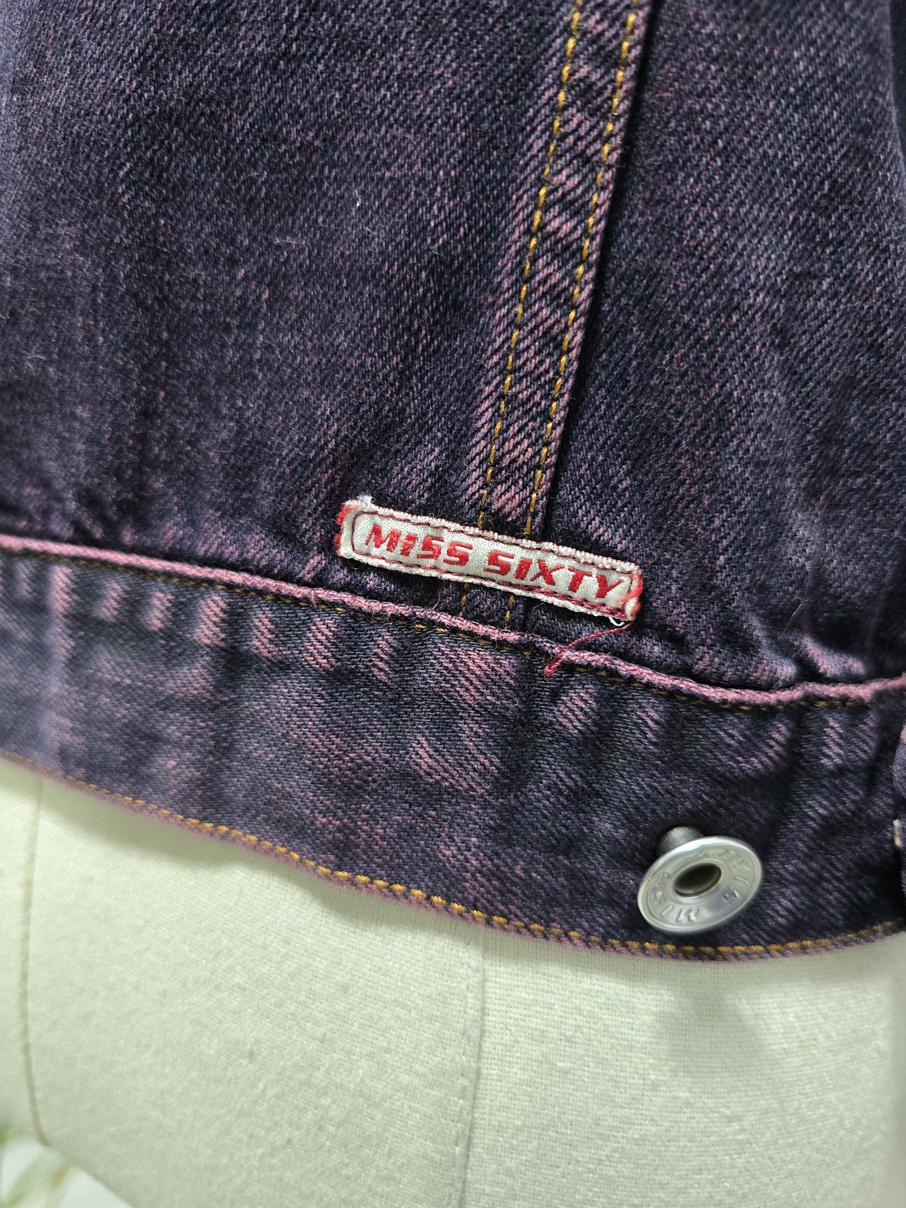 Miss Sixty MISS SIXTY vintage Denim Jacket with red accent 😍 Size L / US 10 / IT 46 - 9 Thumbnail