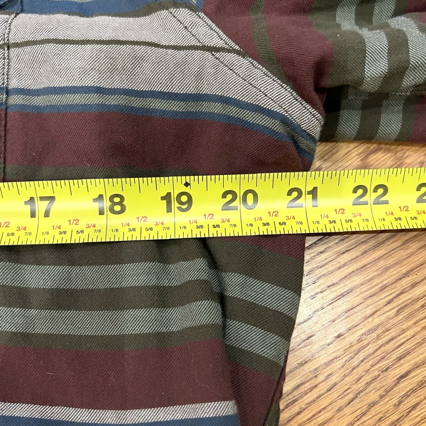 Vintage VINTAGE L.L. BEAN Women's Flannel Shirt Size M Long Sleeve Casual Outdoor 90s Stripe Size M / US 6-8 / IT 42-44 - 7 Thumbnail