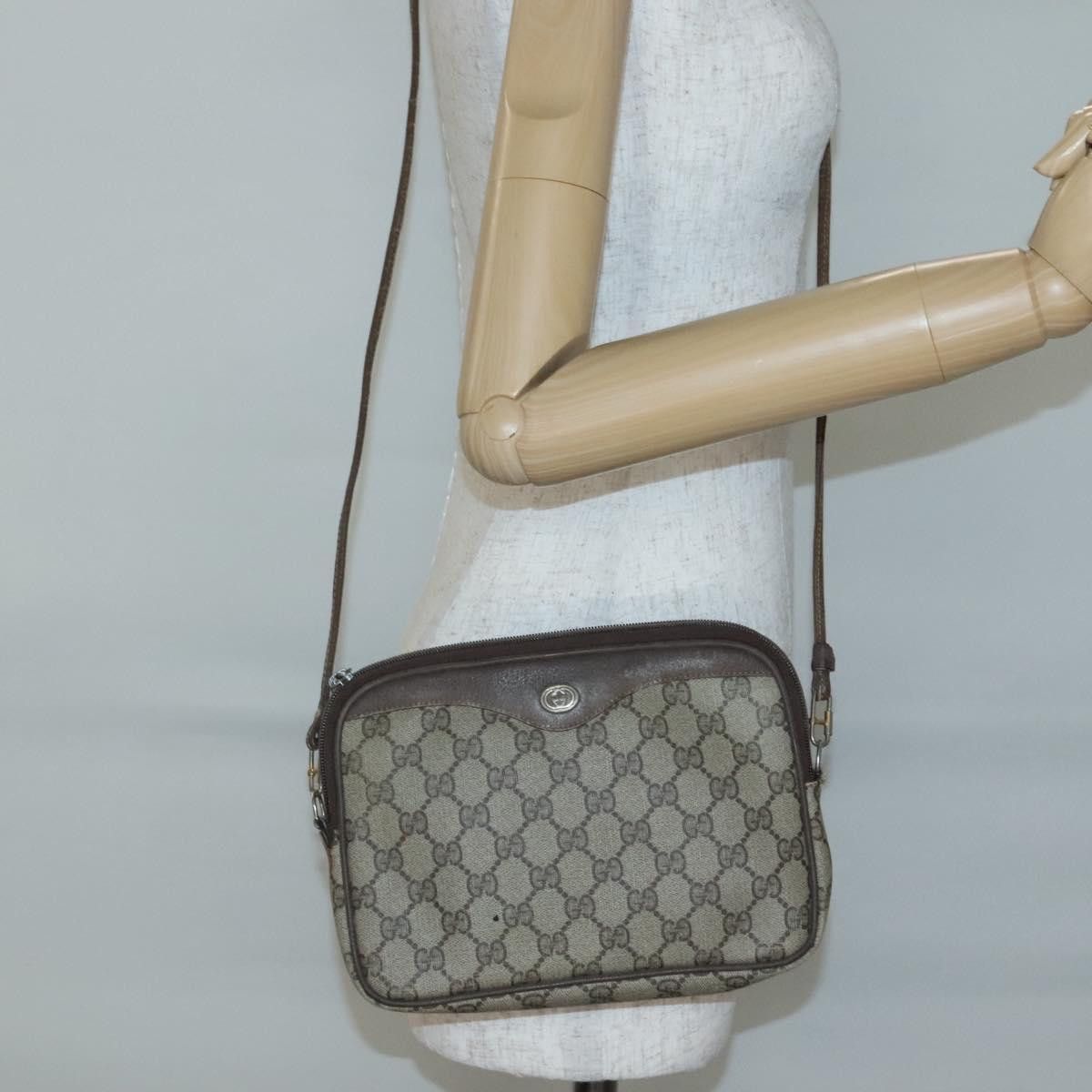 Gucci GUCCI GG Supreme Shoulder Bag Pvc Beige Gold 56 02 068 Size ONE SIZE - 22 Thumbnail
