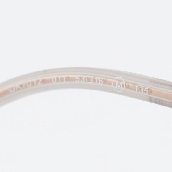 DKNY DKNY DK7012 011 Eyeglasses - Fog/Gold 53mm Rectangle Frame Size ONE SIZE - 8 Thumbnail