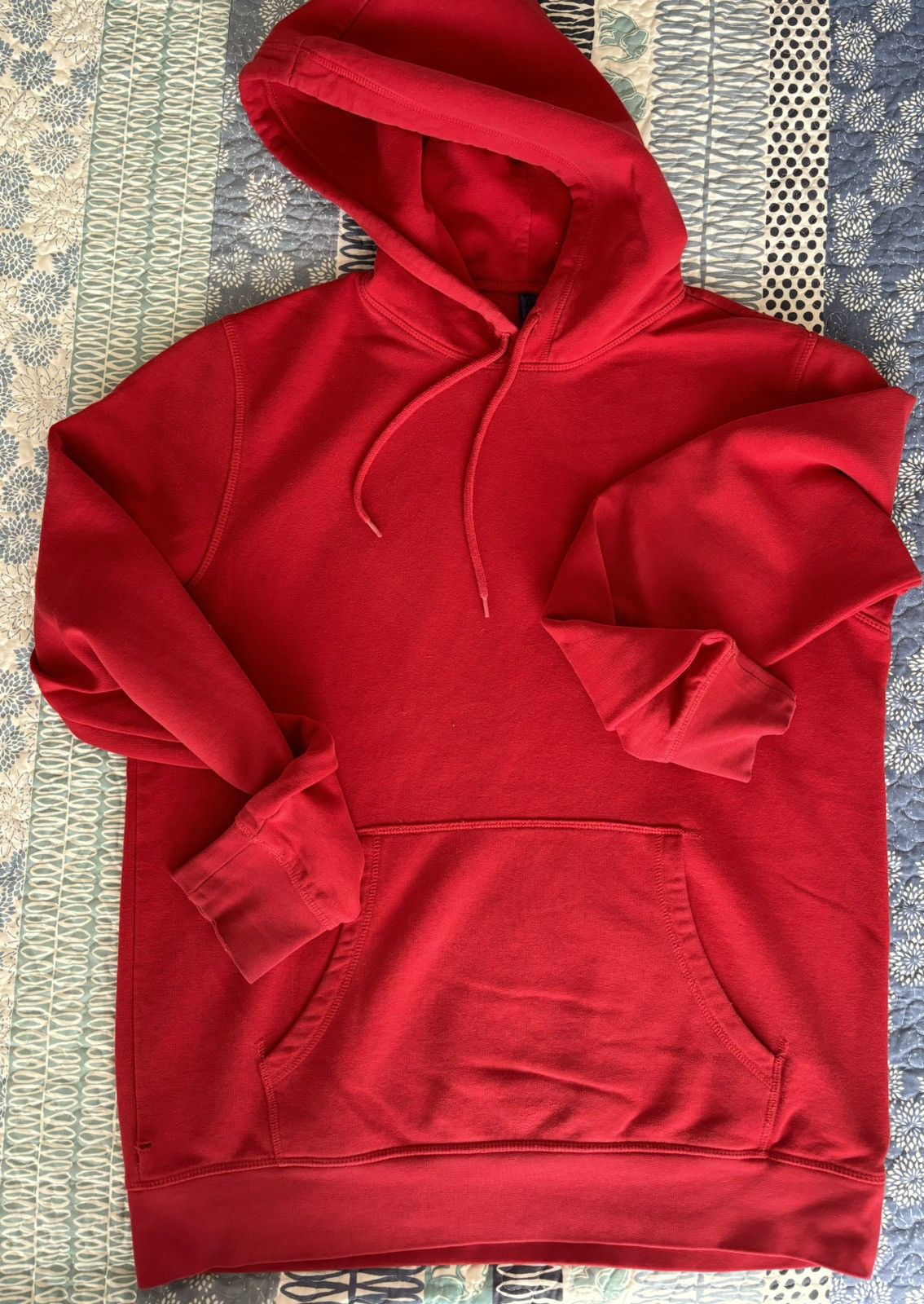 H&M H&M Red Hoodie Size US M / EU 48-50 / 2 - 2 Thumbnail
