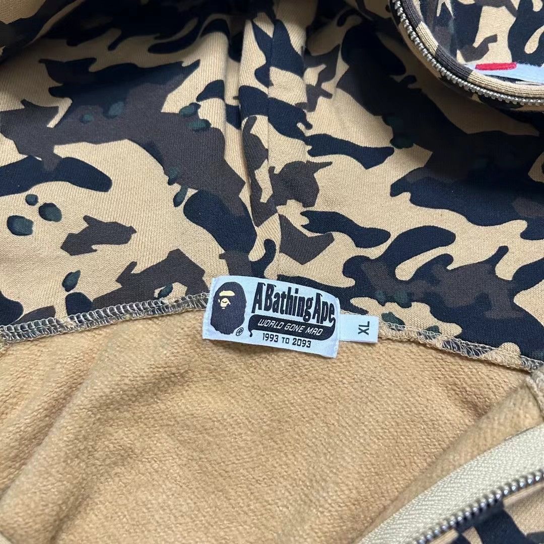 Bape COLOR CAMO SHARK FULL ZIP HOODIE Size US XL / EU 56 / 4 - 7 Thumbnail