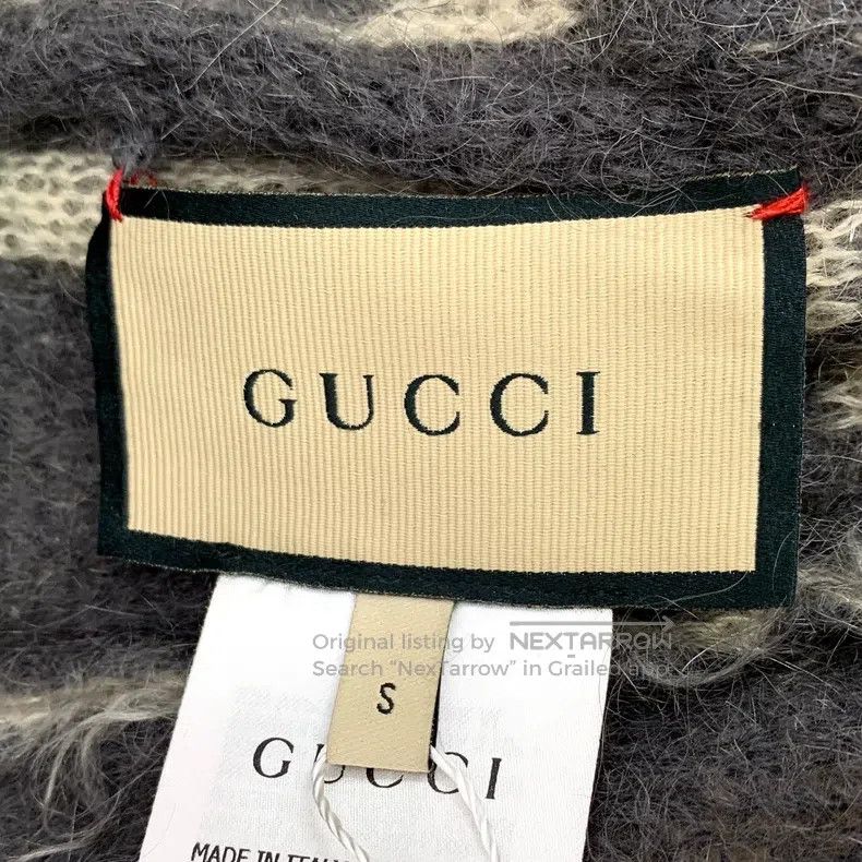 Gucci Gucci 24 colour-blocked logo inlay full-print Mahai wool V Size US S / EU 44-46 / 1 - 8 Thumbnail