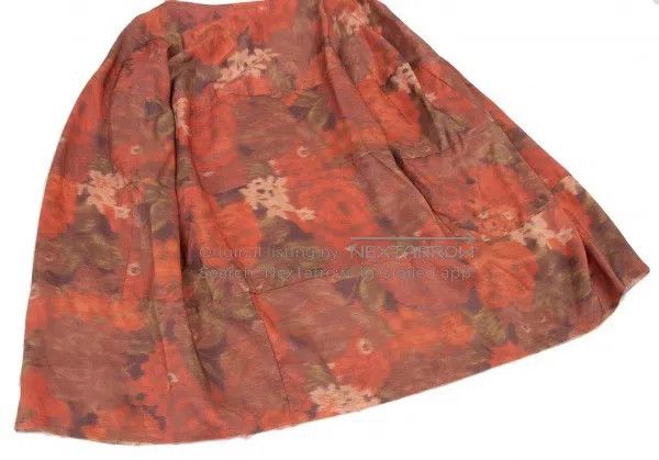 Comme des Garcons Comme des Garcons size XS Orange vintage pattern design sk Size 26" / US 2 / IT 38 - 6 Thumbnail