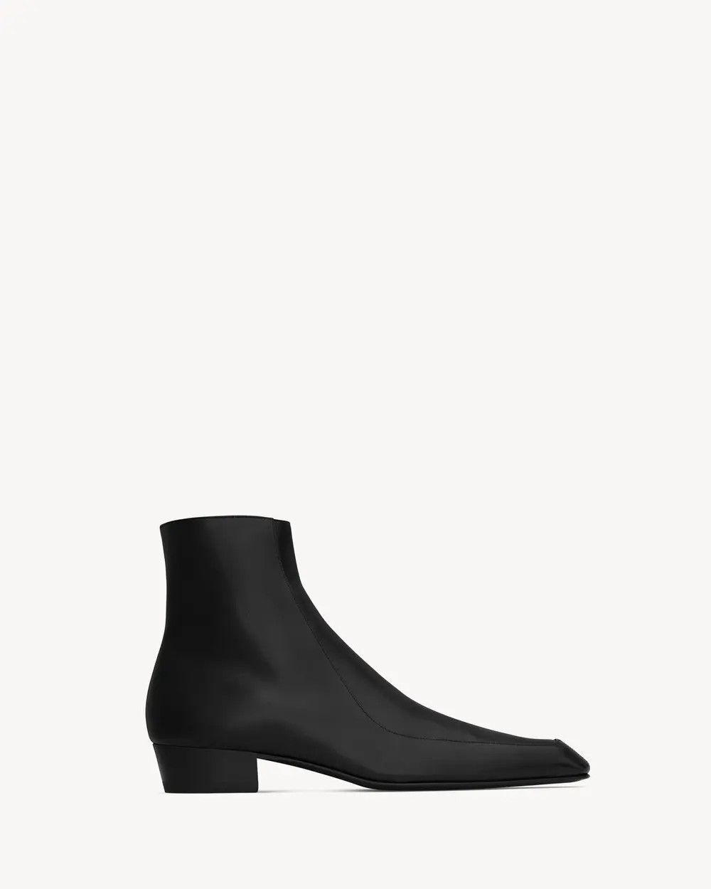 Saint Laurent Paris o1s1wg110126 799799 Augustin Boots in Smooth Leather Black Size US 13 / EU 46 - 1 Thumbnail