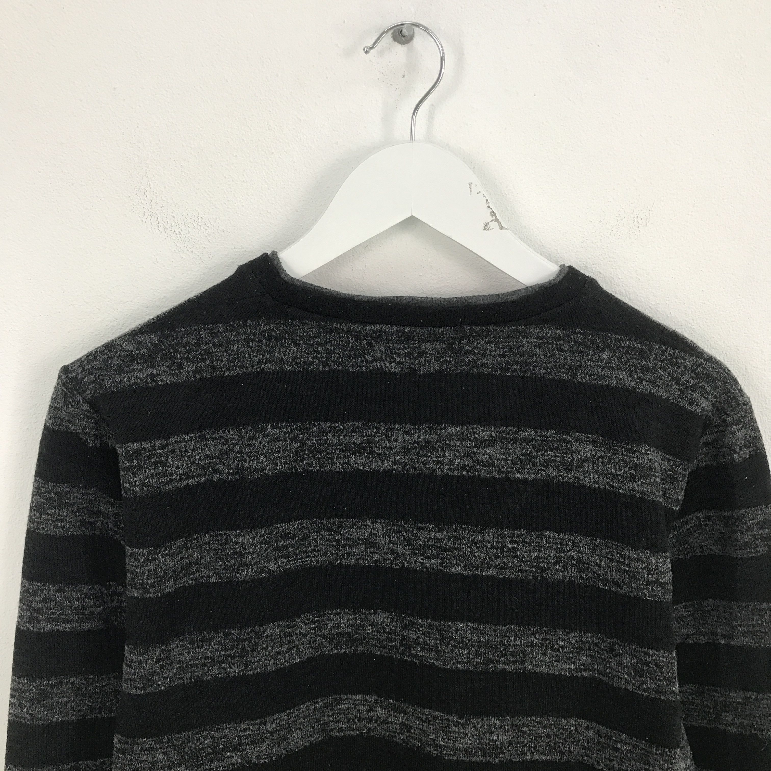 Japanese Brand × Plus One Clothing Rare plus one Striped long sleeve t-shirt Size US M / EU 48-50 / 2 - 4 Thumbnail