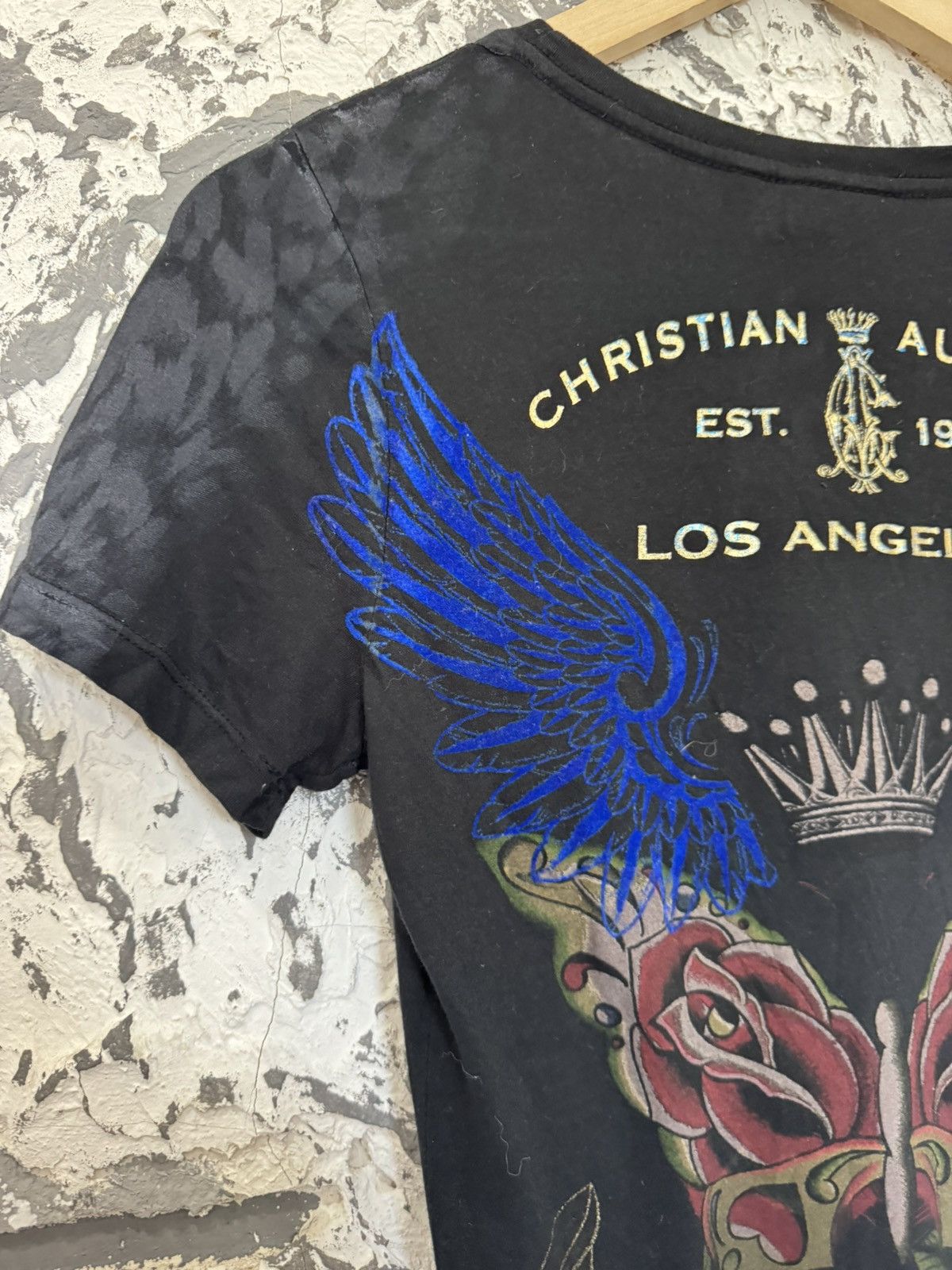 Christian Audigier Christian Audigier T-Shirt Black Size L Size L / US 10 / IT 46 - 10 Thumbnail