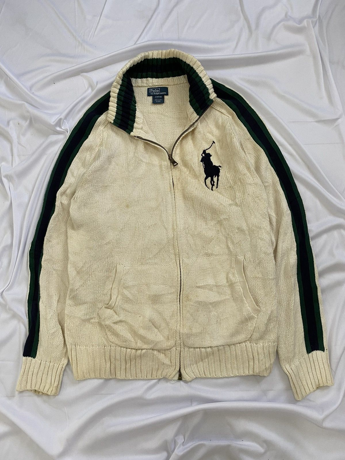 Polo Ralph Lauren × Vintage polo knitwear zip style Size US M / EU 48-50 / 2 - 2 Thumbnail