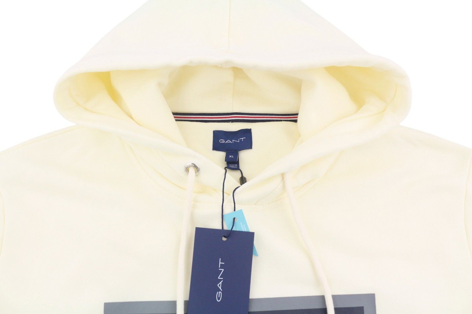 Gant RETRO SHIELD XL Eggshell Ivory Hoodie 87239 Size US XL / EU 56 / 4 - 5 Thumbnail