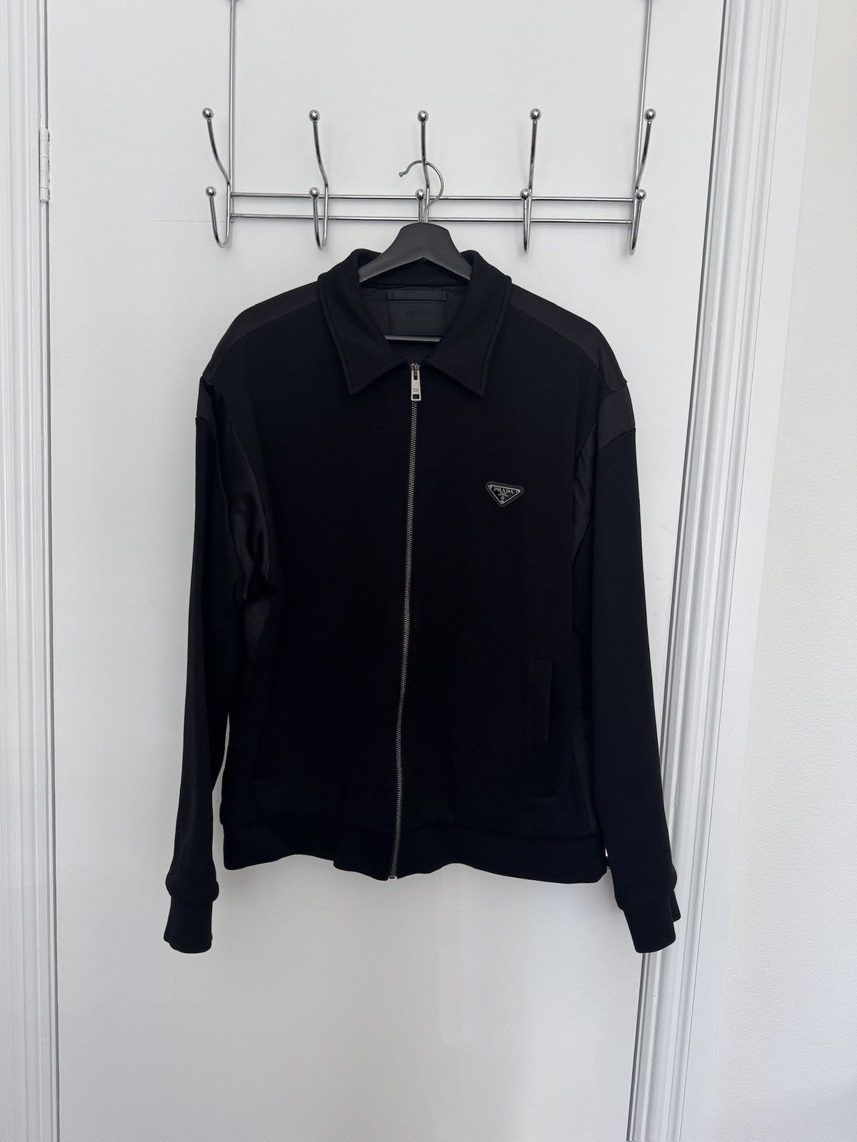 Prada PRADA Technical Fleece Cardigan Track Jacket RRP $4350 Size US XL / EU 56 / 4 - 4 Thumbnail