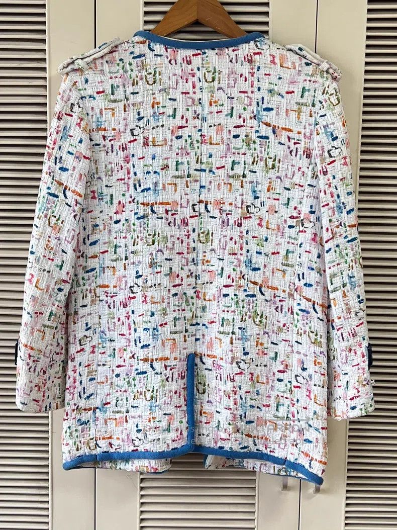 Chanel Chanel Colourful tweed jacket Size XXS / US 00 / IT 34 - 2 Thumbnail