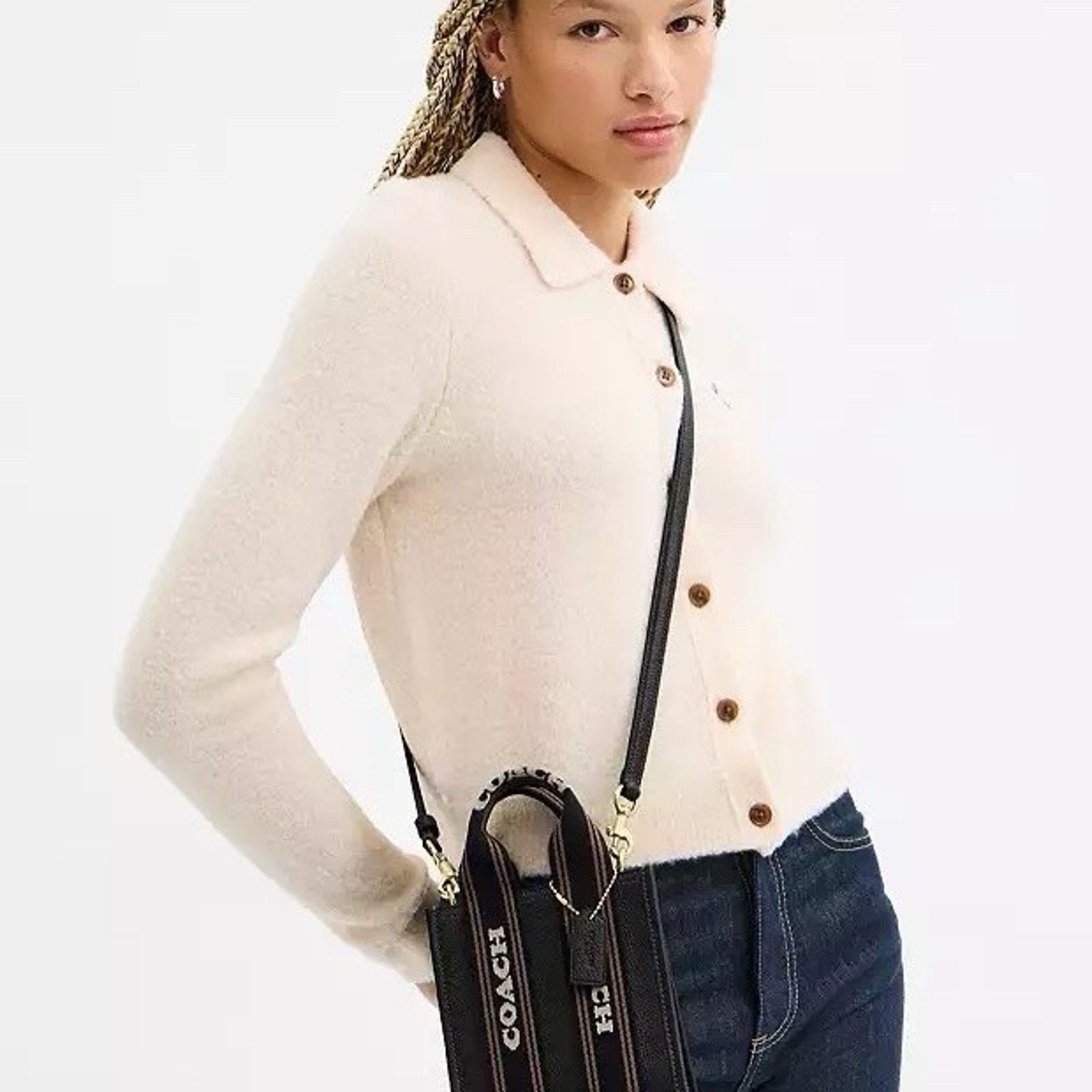 Coach NWT Coach Smith Mini Tote Bag CCF80 leather/Gold/Black Size ONE SIZE - 11 Thumbnail