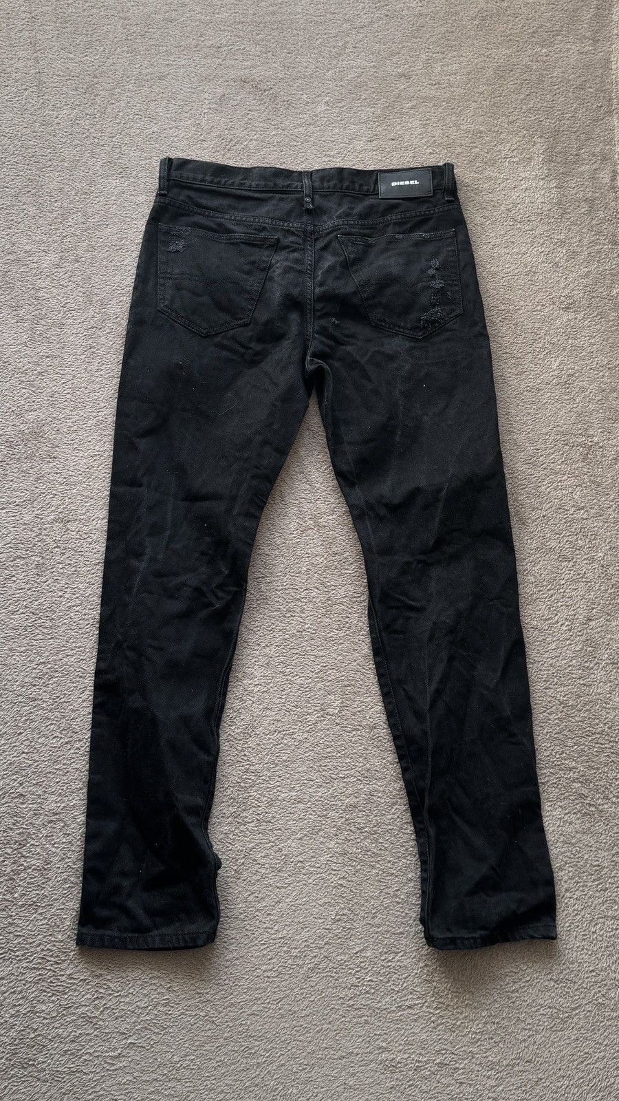 If Six Was Nine Diesel Mharky Ripped Faded Straight Jeans LGB hedi slimane Size US 30 / EU 46 - 3 Thumbnail