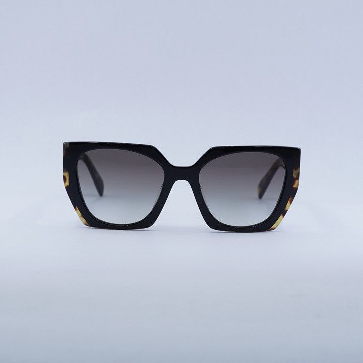 Prada Prada PR15WS 3890A7 Sunglasses Black/Medium Tortoise Square Size ONE SIZE - 2 Thumbnail