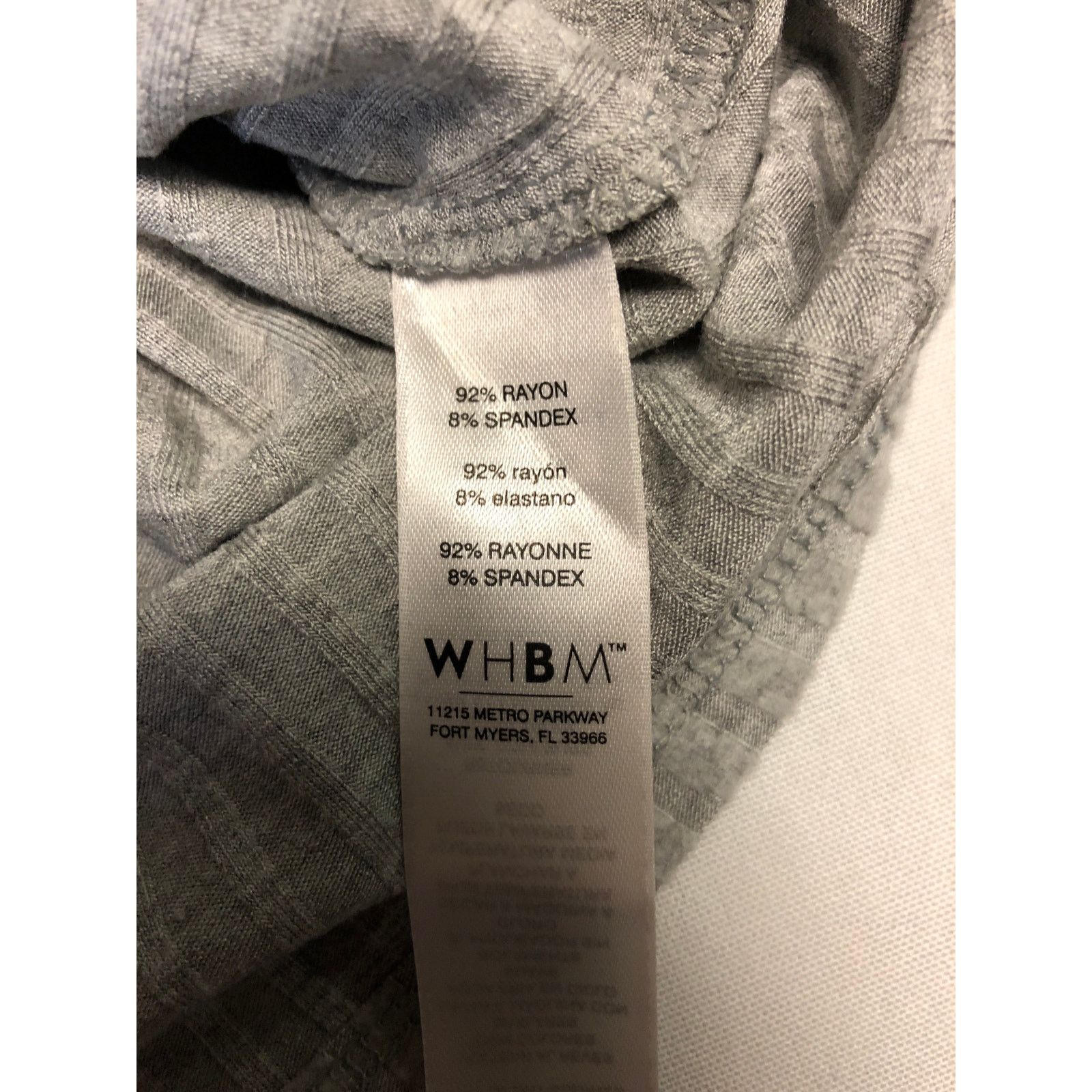 White House Black Market WhiteHouseBlackMarket Gray Sleeveless Shirt Size XS / US 0-2 / IT 36-38 - 7 Thumbnail
